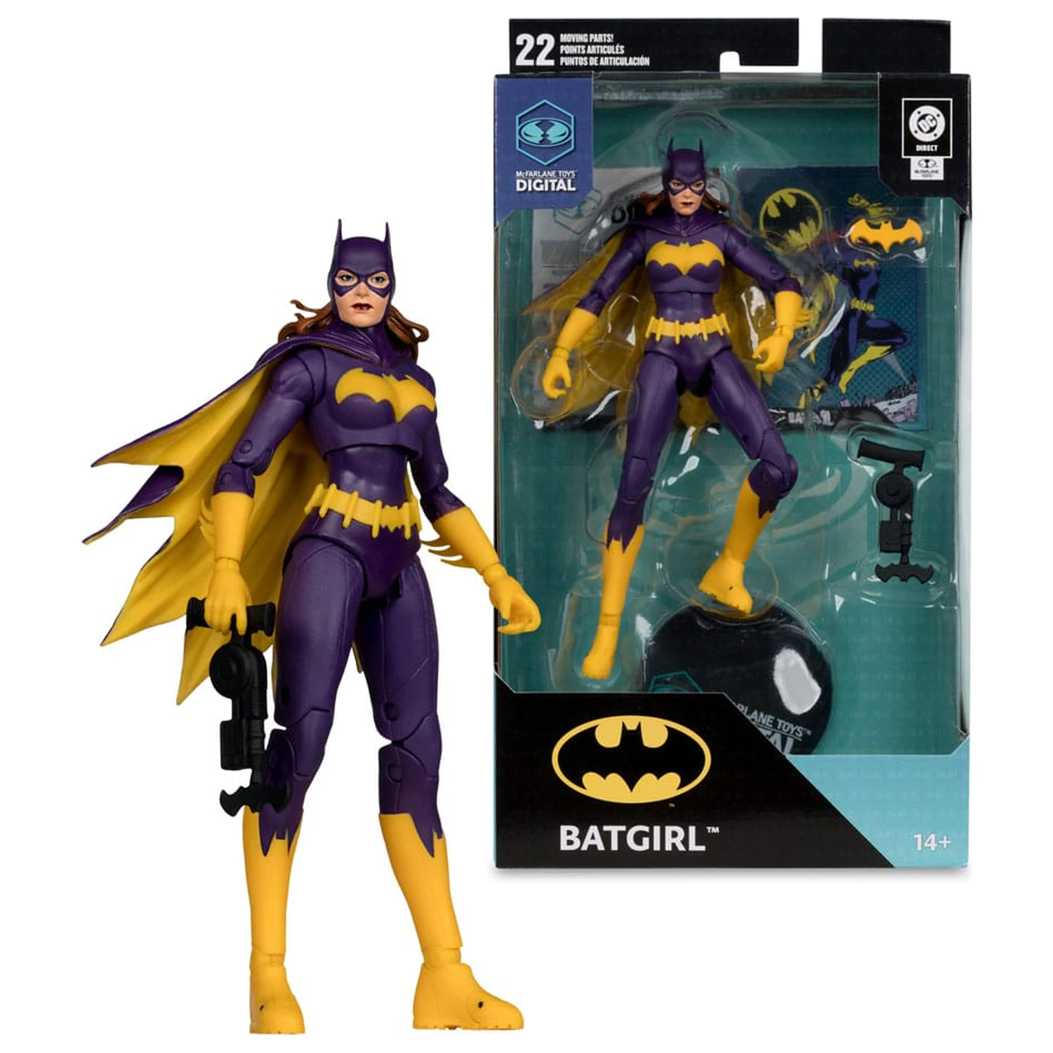 DC Direct McFarlane Toys Digitalna akcijska figura Batgirl (DC Classics) 18 cm fotografija izdelka