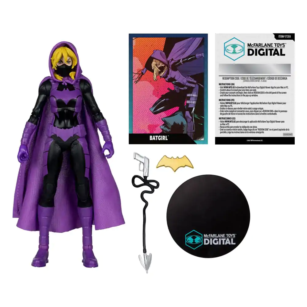 DC Direct McFarlane Toys Digitalna akcijska figura Batgirl Stephanie Brown (Batgirls) 17 cm fotografija izdelka
