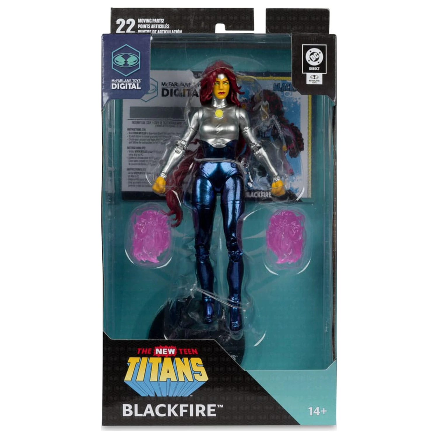 DC Direct McFarlane Toys digitalna akcijska figura Blackfire (The New Teen Titans) 18 cm fotografija izdelka