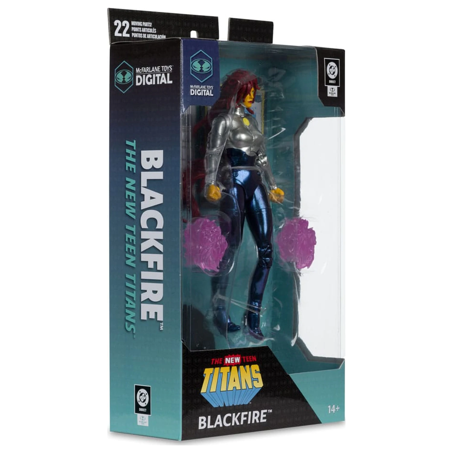 DC Direct McFarlane Toys digitalna akcijska figura Blackfire (The New Teen Titans) 18 cm fotografija izdelka