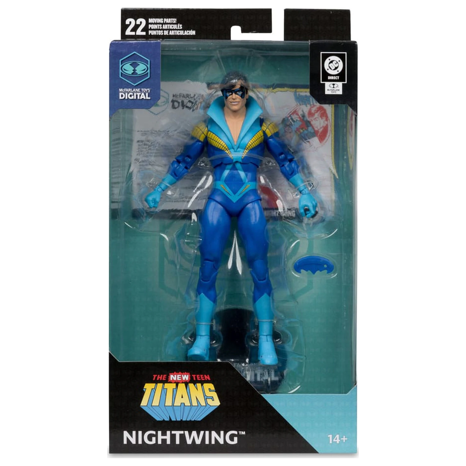 DC Direct McFarlane Toys Digital akcijska figura Nightwing (Teen Titans) 18 cm fotografija izdelka