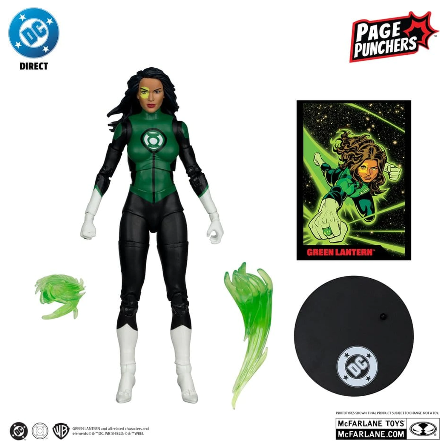 DC Direct Page Punchers akcijska figura Jessica Cruz (Green Lanterns # 48) (Red Platinum Edition) 18 cm fotografija izdelka