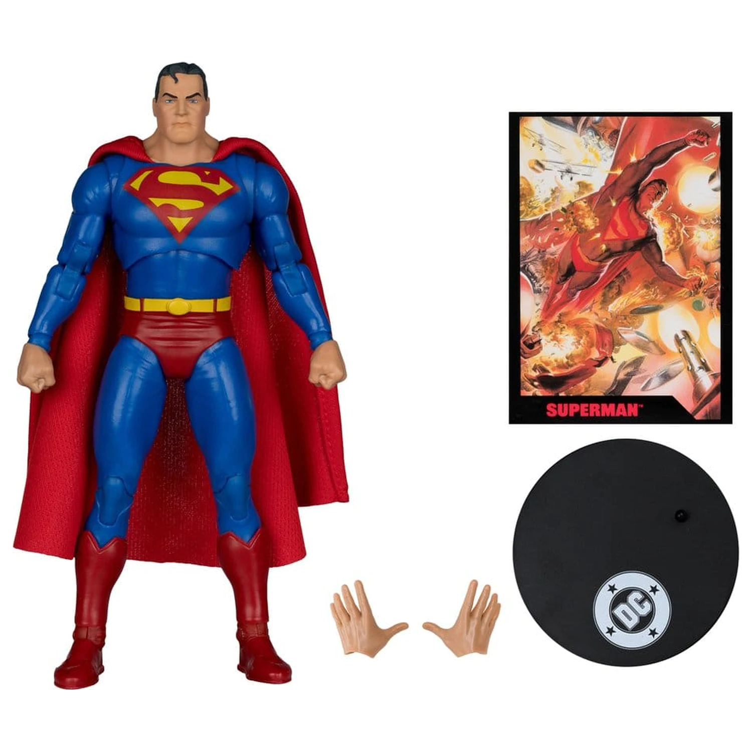 DC Direct Page Punchers akcijska figura Superman (Justice #1) (Red Platinum Edition) 19 cm fotografija izdelka