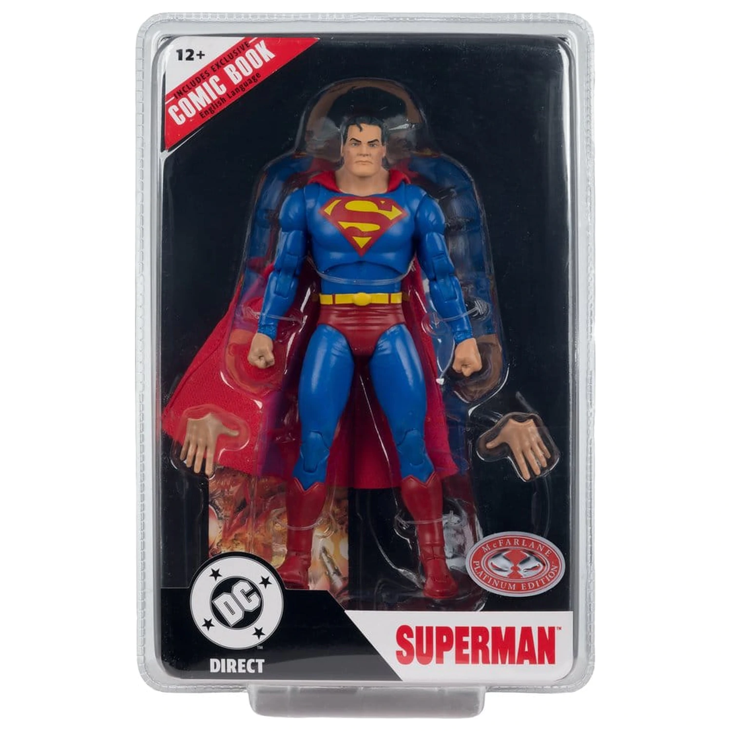 DC Direct Page Punchers akcijska figura Superman (Justice #1) (Red Platinum Edition) 19 cm fotografija izdelka