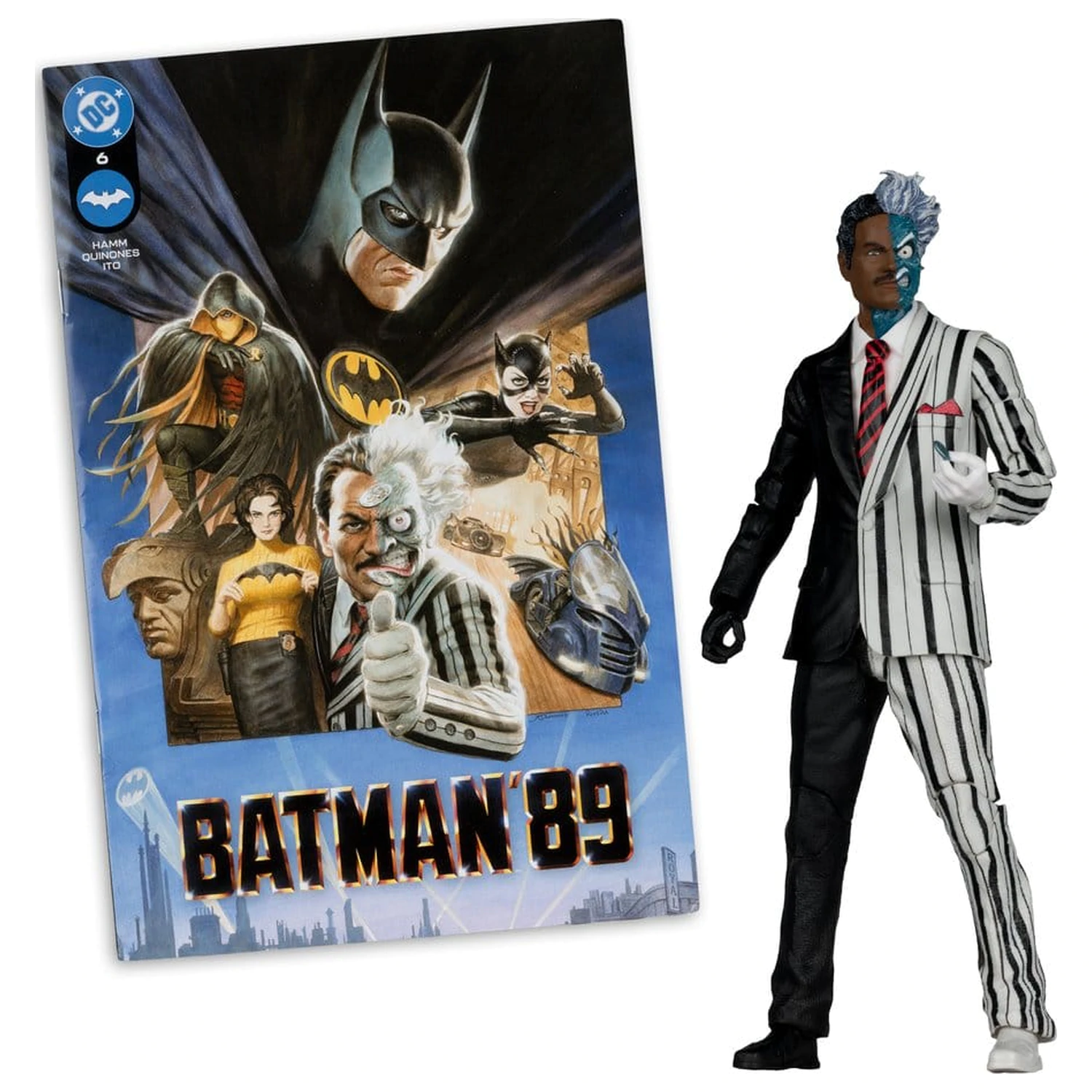 DC Direct Page Punchers akcijska figura Two-Face (Batman 89) (Red Platinum Edition) 19 cm fotografija izdelka