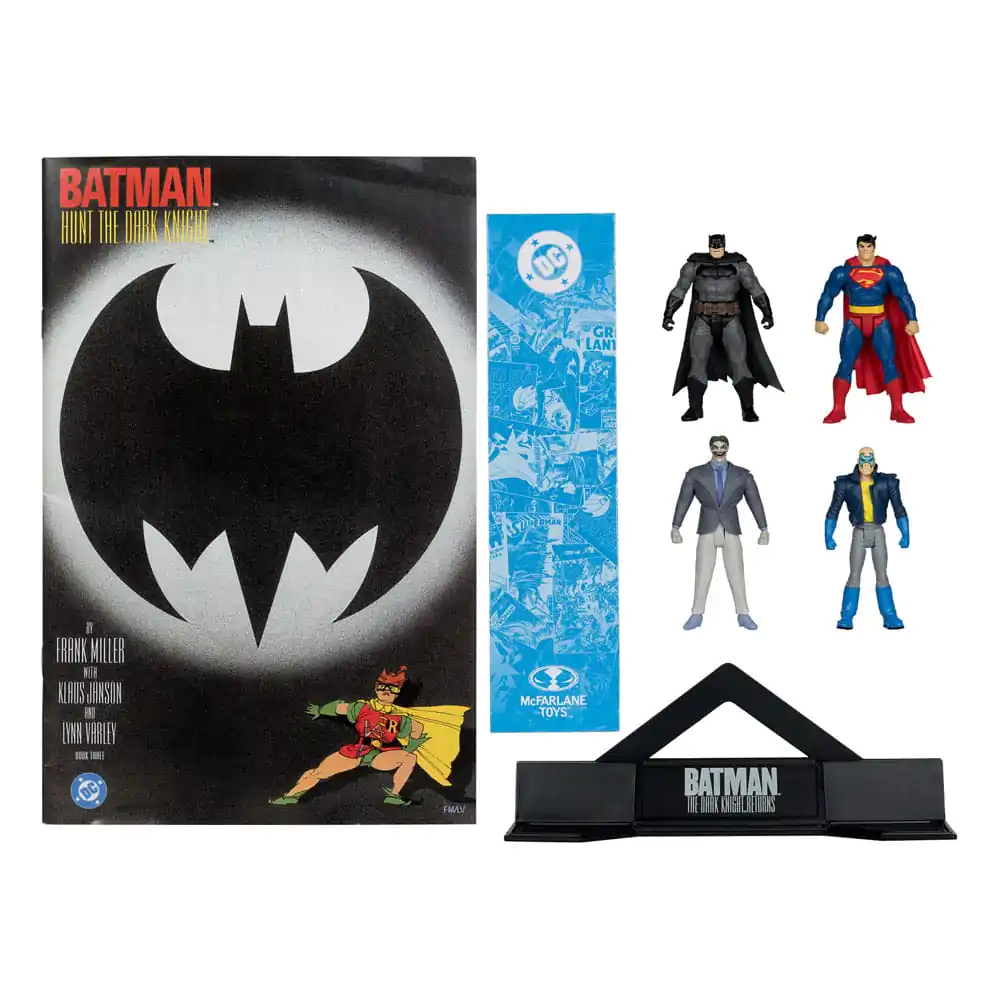 DC Direct Page Punchers Akcijska figura Komplet 4 Batman & Son of Batman & Superman & Joker 7 cm fotografija izdelka
