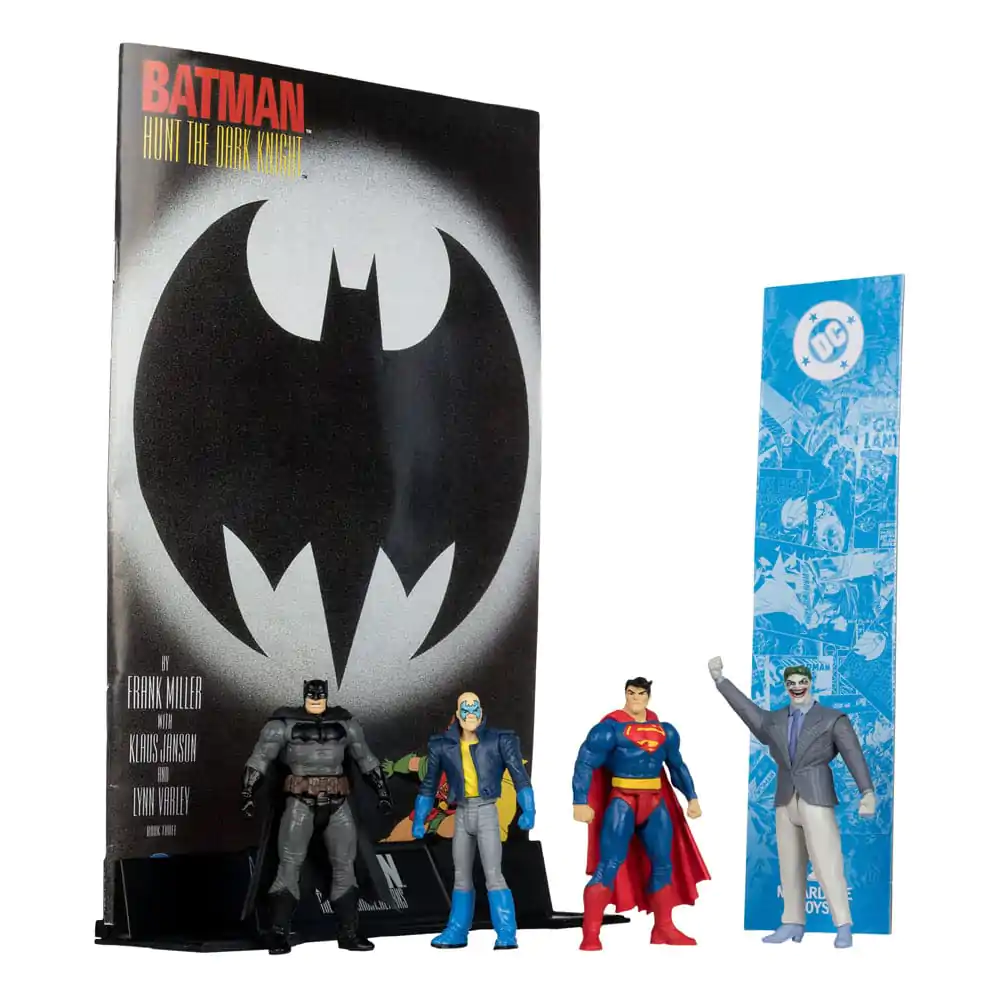 DC Direct Page Punchers Akcijska figura Komplet 4 Batman & Son of Batman & Superman & Joker 7 cm fotografija izdelka