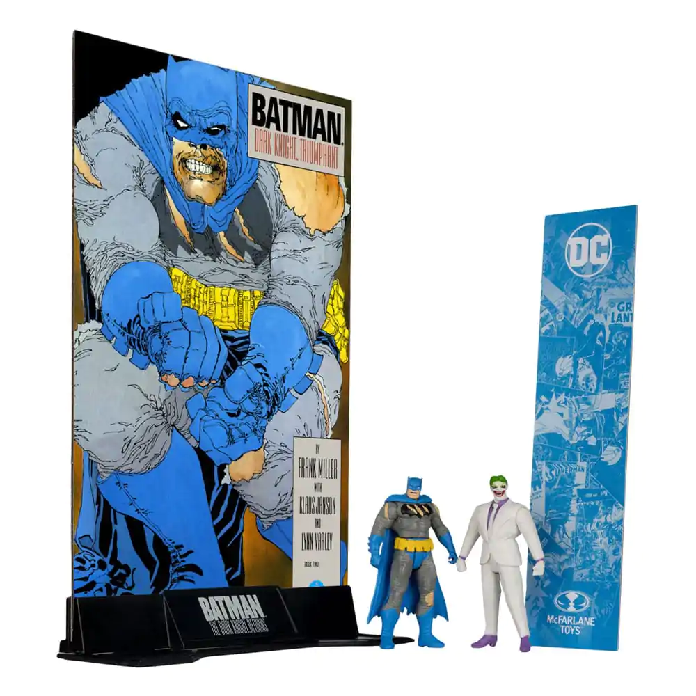 DC Direct Page Punchers Akcijska figura 2-Pack Batman & The Joker (Batman: The Dark Knight Returns) 8 cm fotografija izdelka