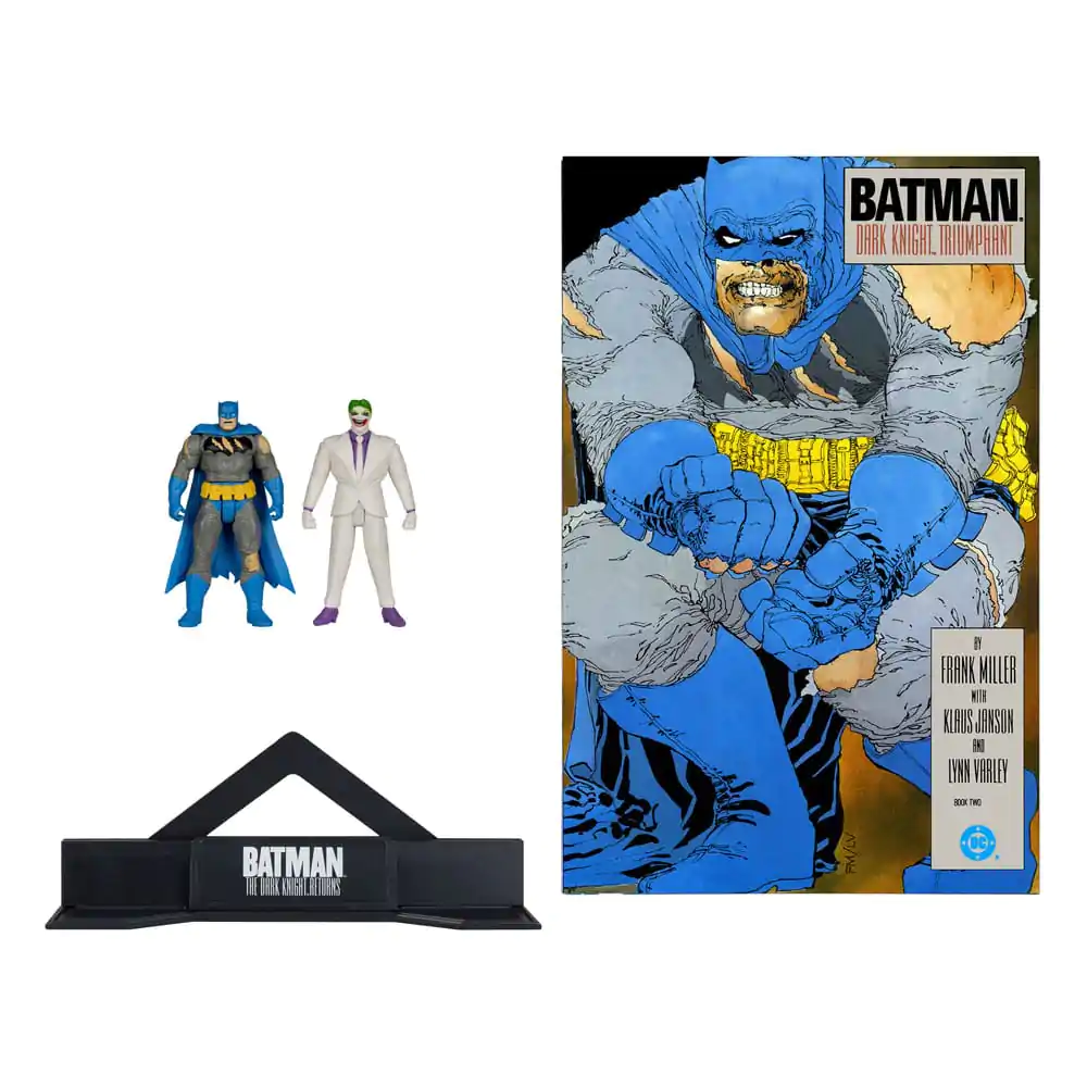 DC Direct Page Punchers Akcijska figura 2-Pack Batman & The Joker (Batman: The Dark Knight Returns) 8 cm fotografija izdelka