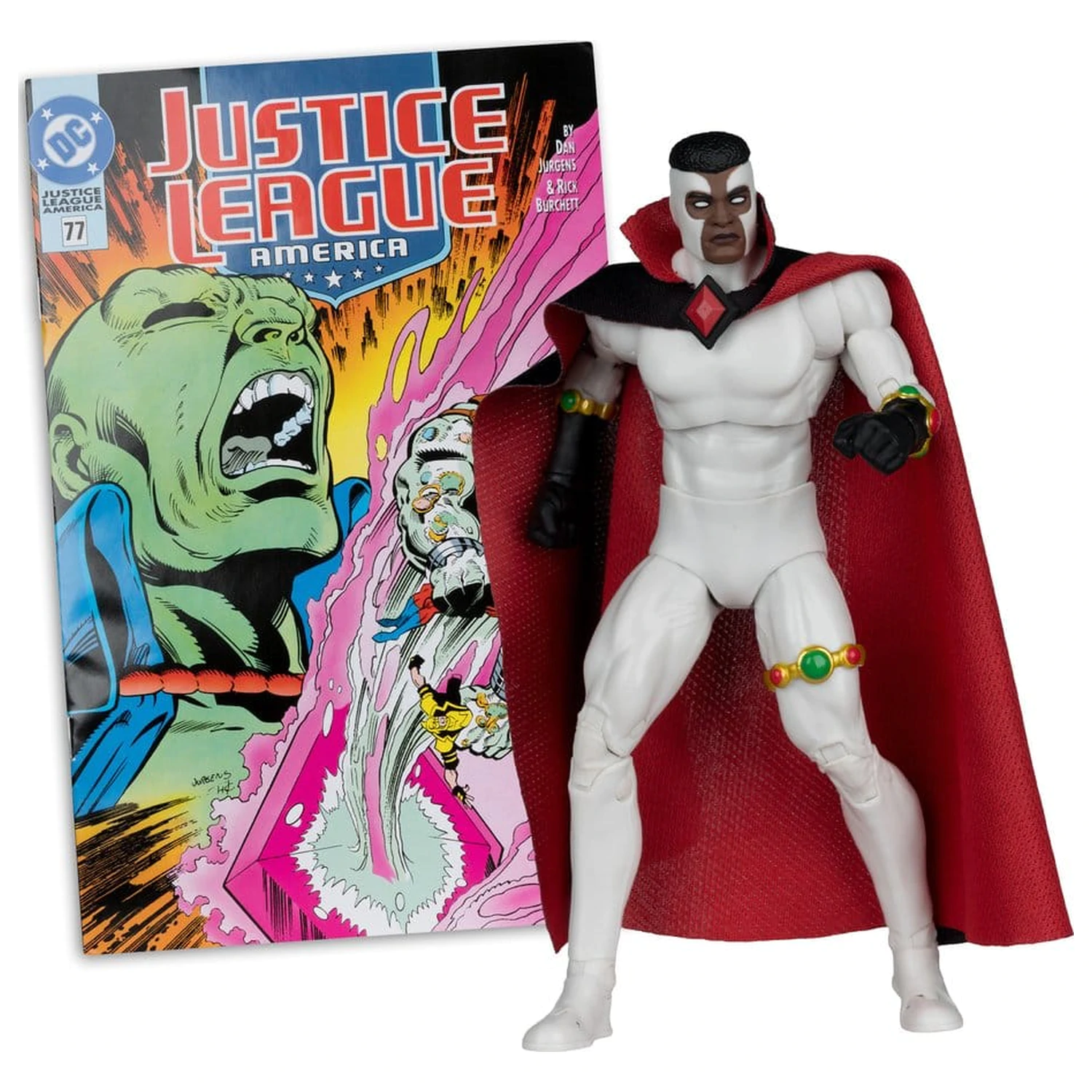 DC Direct Page Punchers akcijska figura Bloodwynd (Justice League #77) (Red Platinum Edition) 18 cm fotografija izdelka