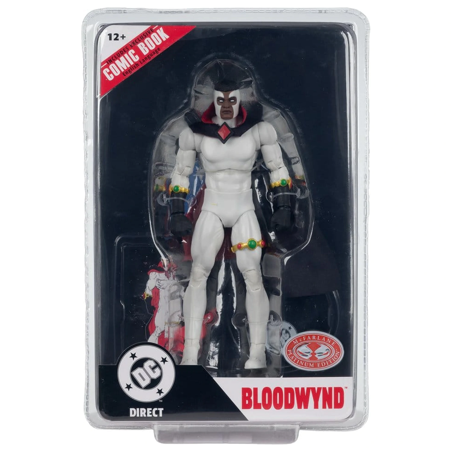 DC Direct Page Punchers akcijska figura Bloodwynd (Justice League #77) (Red Platinum Edition) 18 cm fotografija izdelka