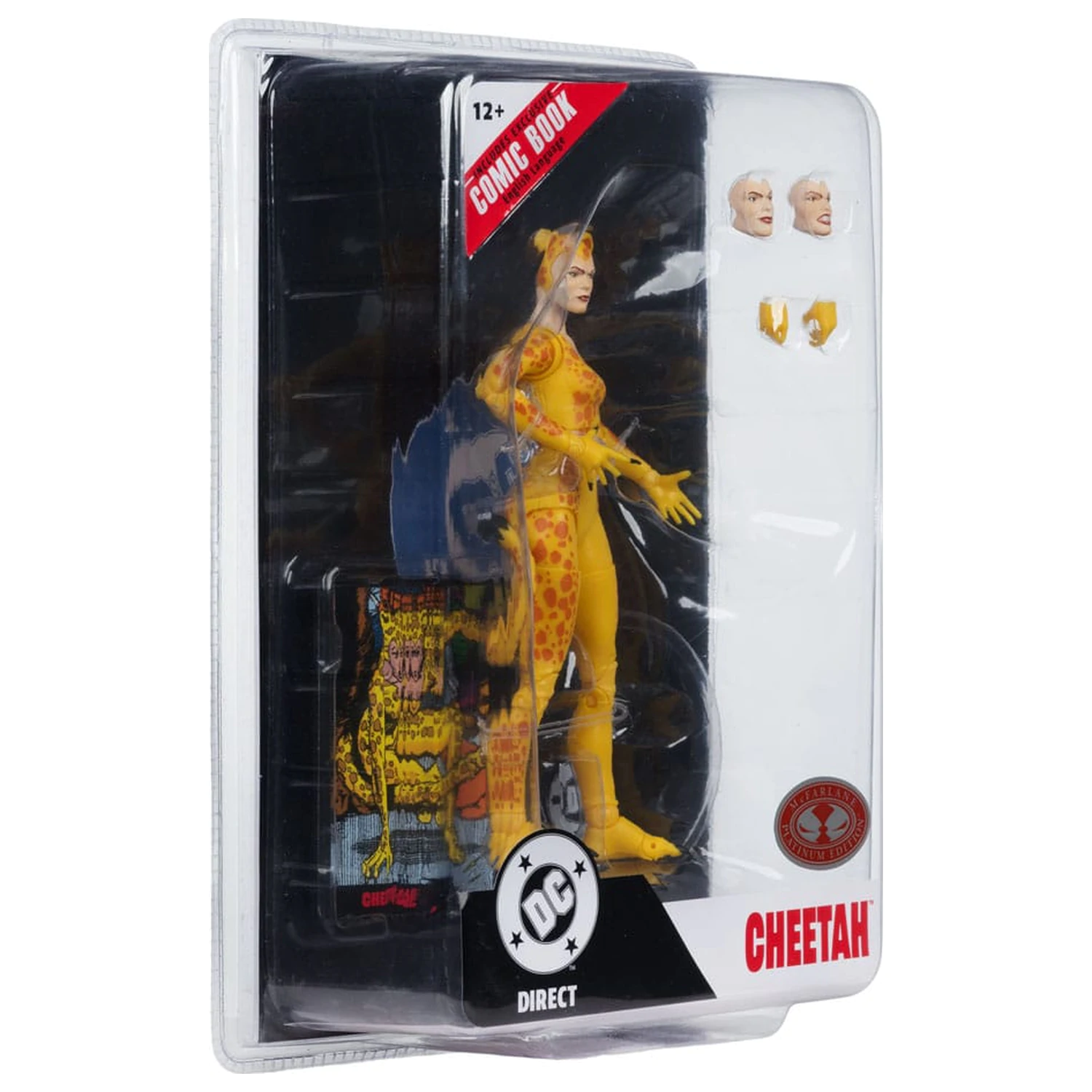 DC Direct Page Punchers akcijska figura Cheetah (Crisis on Infinite Earths)(Red Platinum Edition) 17 cm fotografija izdelka
