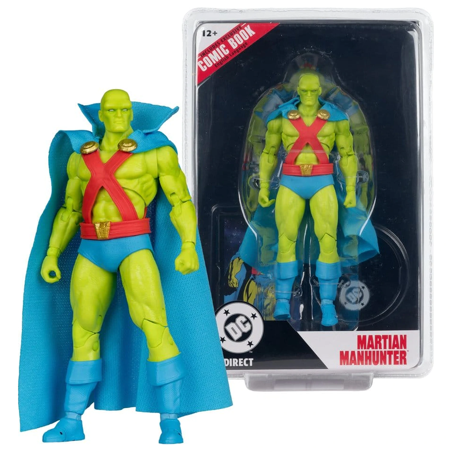 DC Direct Page Punchers akcijska figura Martian Manhunter (Justice League #77) 18 cm fotografija izdelka
