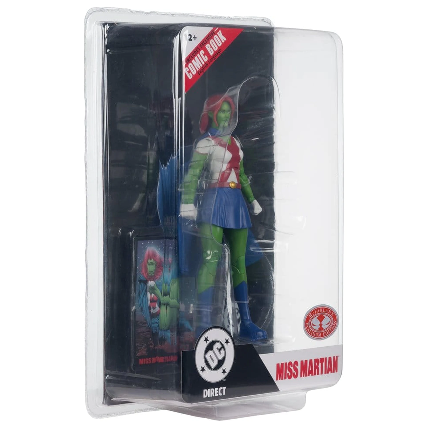 DC Direct Page Punchers akcijska figura Miss Martian (Teen Titans #41) (Red Platinum Edition) 17 cm fotografija izdelka