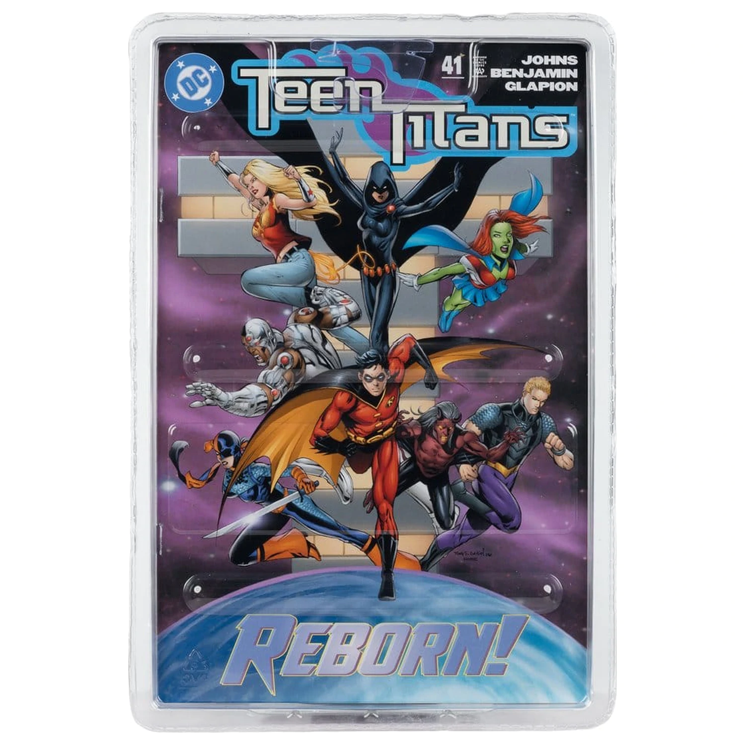 DC Direct Page Punchers akcijska figura Miss Martian (Teen Titans #41) (Red Platinum Edition) 17 cm fotografija izdelka