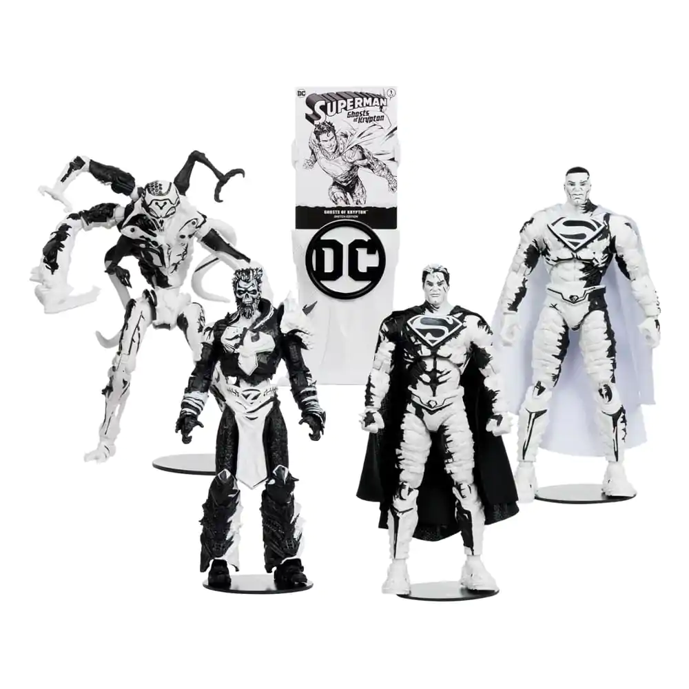 DC Direct Page Punchers akcijske figure in strip, paket 4 Superman Series (Sketch Edition) (Gold Label) 18 cm fotografija izdelka