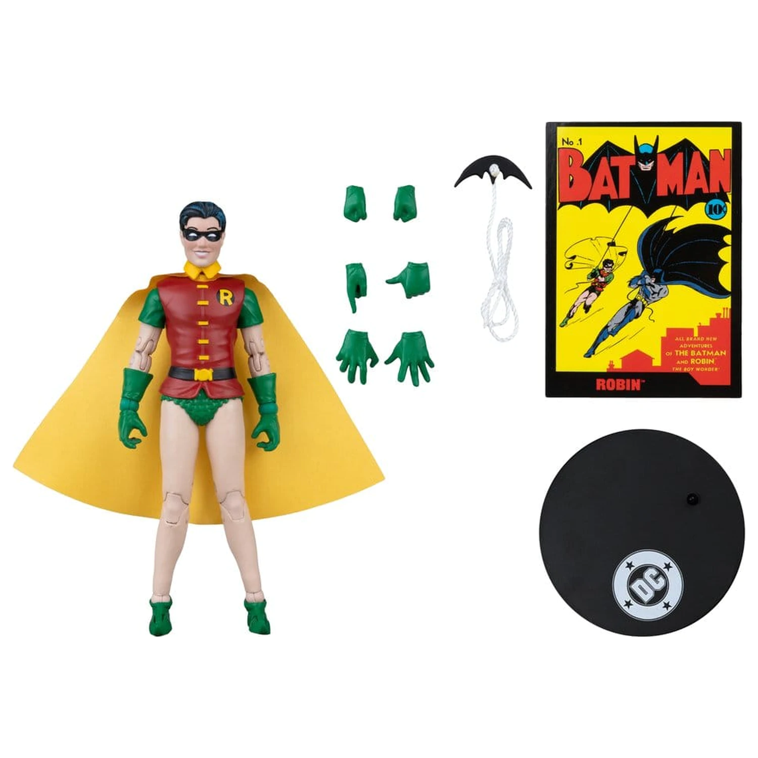 DC Direct Page Punchers akcijska figura Robin Dick Grayson (Batman #1) (Red Platinum Edition) 14 cm fotografija izdelka