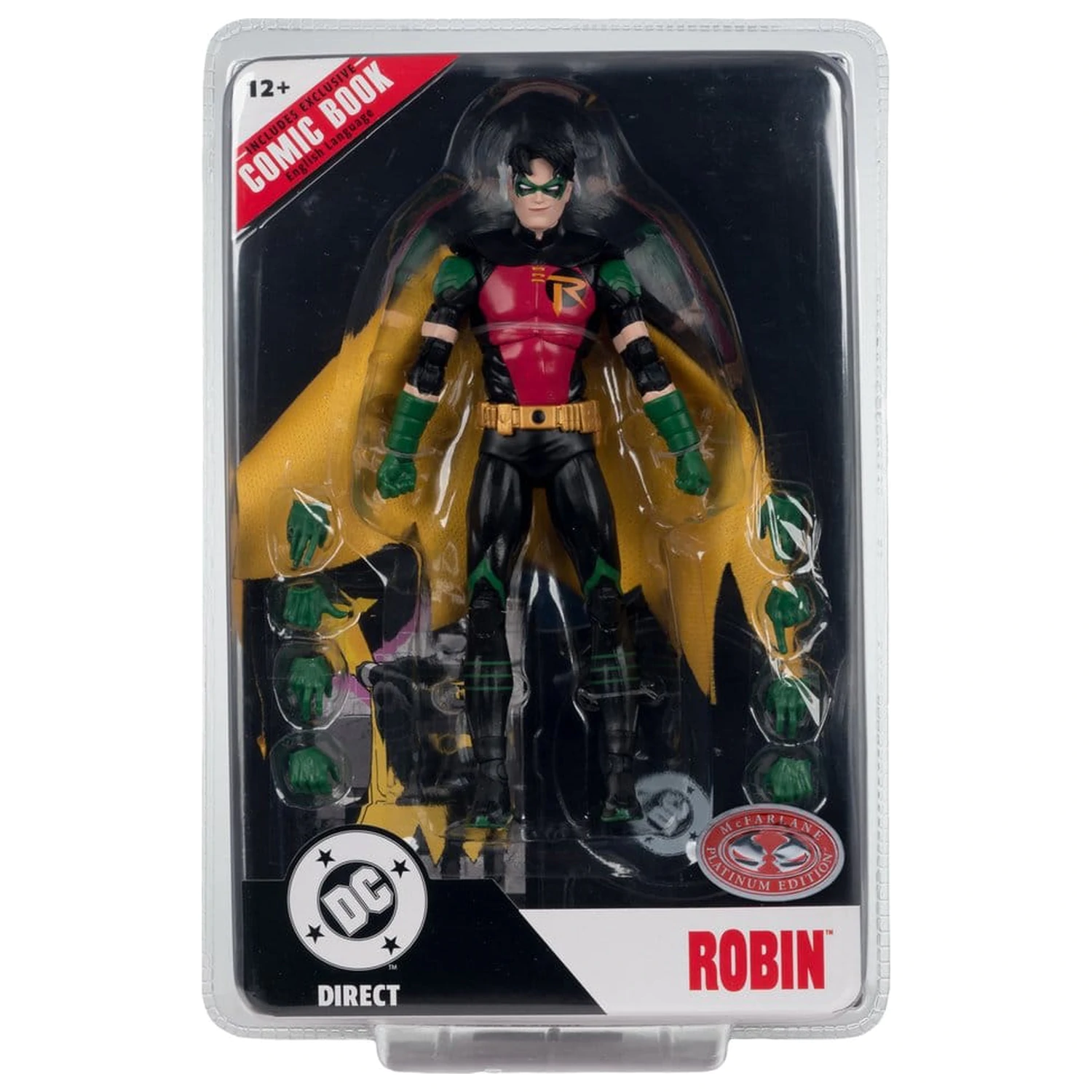 DC Direct Page Punchers akcijska figura Robin Tim Drake (Nightwing #81) (Red Platinum Edition) 18 cm fotografija izdelka