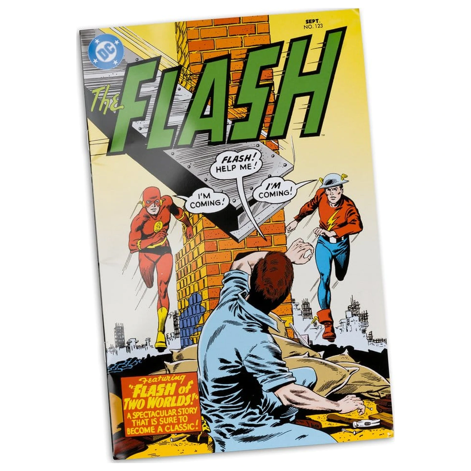 DC Direct Page Punchers akcijska figura The Flash Jay Garrick (The Flash #123) (Red Platinum Edition) 18 cm fotografija izdelka