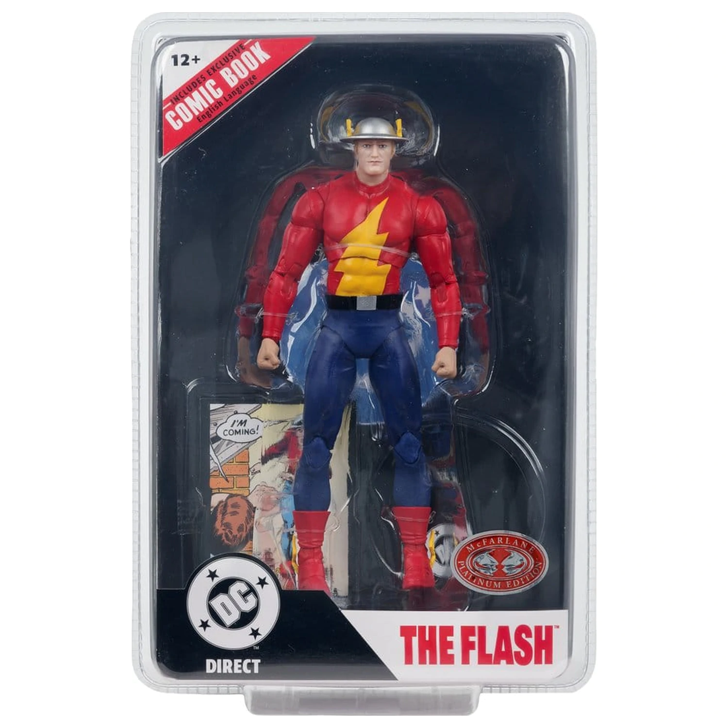 DC Direct Page Punchers akcijska figura The Flash Jay Garrick (The Flash #123) (Red Platinum Edition) 18 cm fotografija izdelka