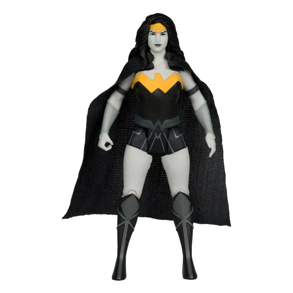 DC Direct Super Powers akcijske figure Batman, Superman & Wonder Woman Black & White Accent Edition Gold Label 13 cm fotografija izdelka