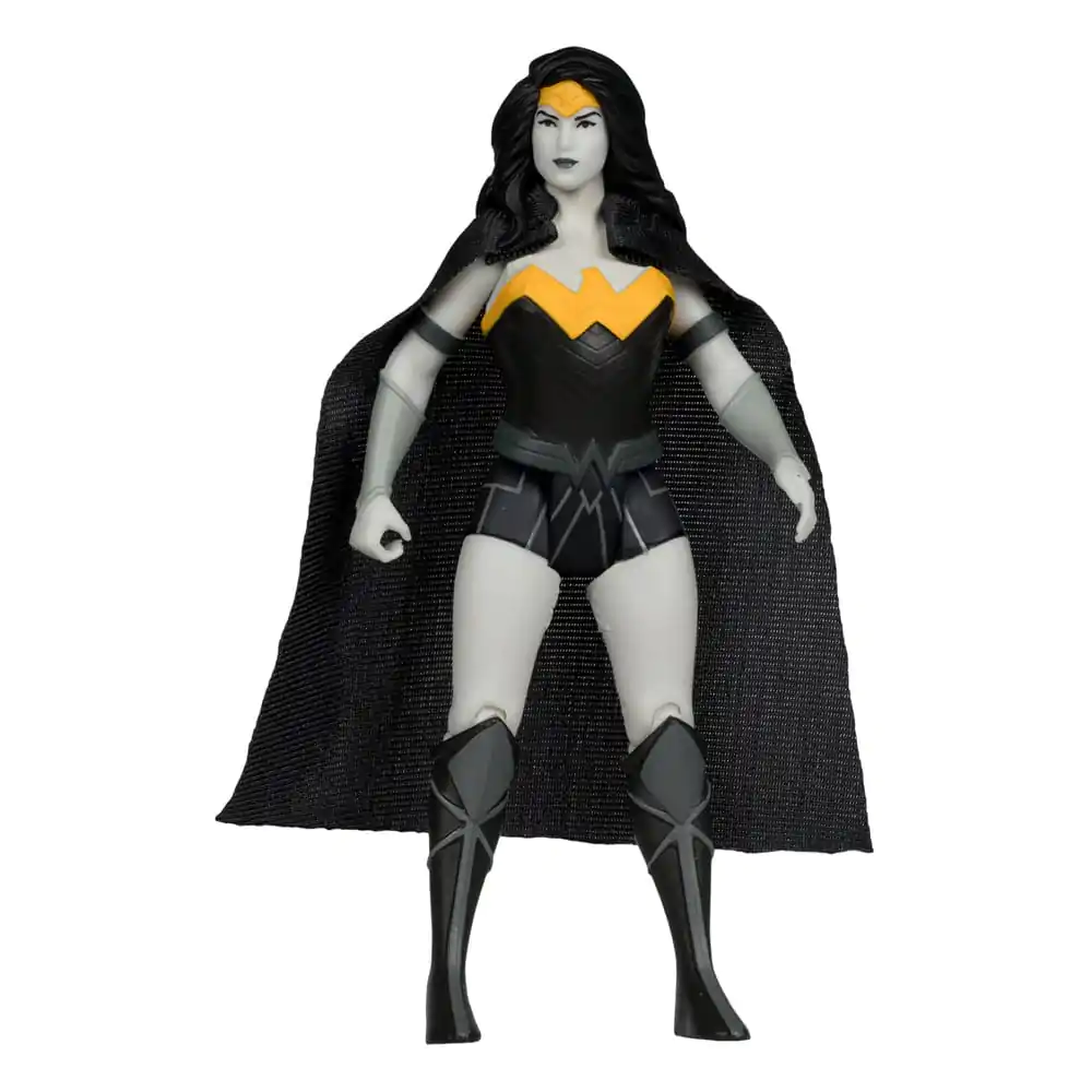 DC Direct Super Powers akcijske figure Batman, Superman & Wonder Woman Black & White Accent Edition Gold Label 13 cm fotografija izdelka