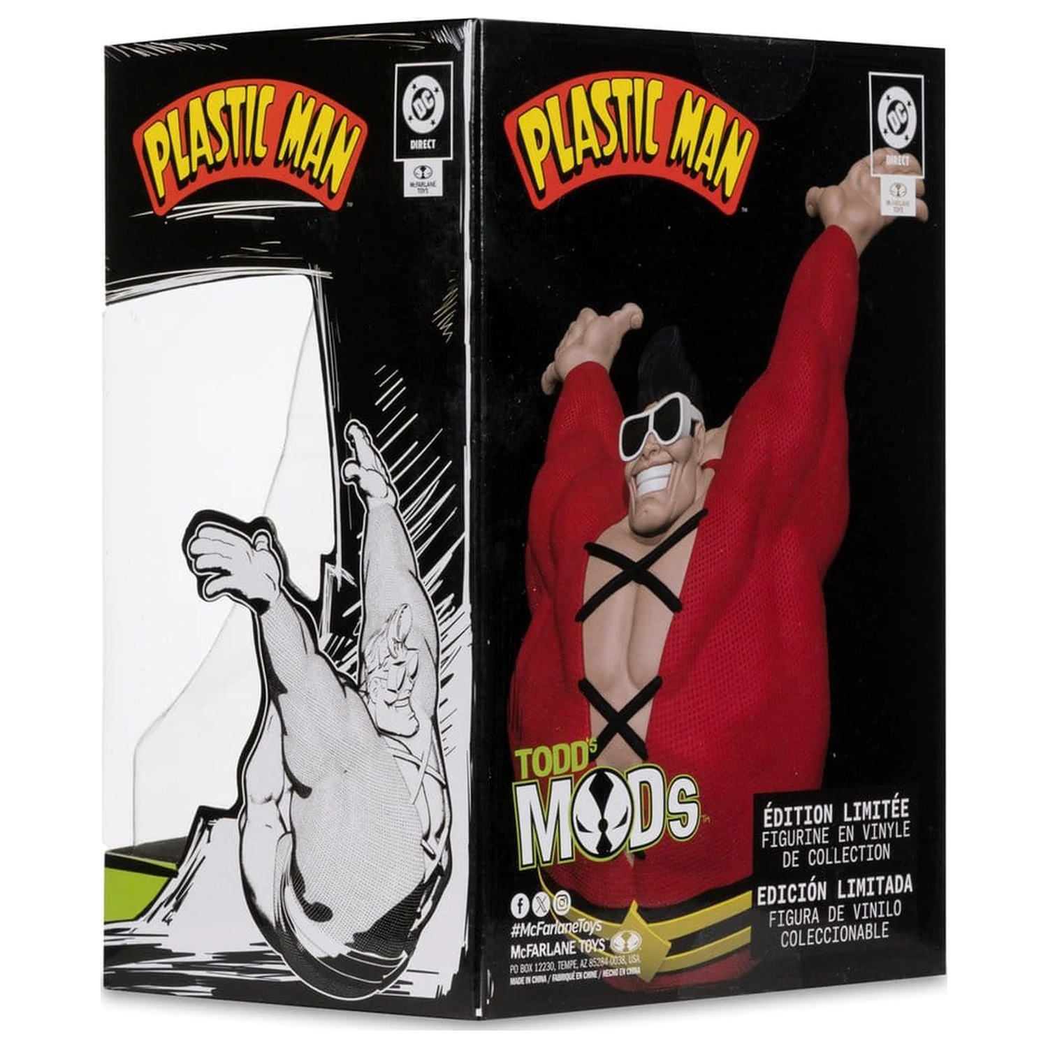 DC Direct Todd's Mods vinilna figura Plastic Man 10 cm (Limited Edition) fotografija izdelka