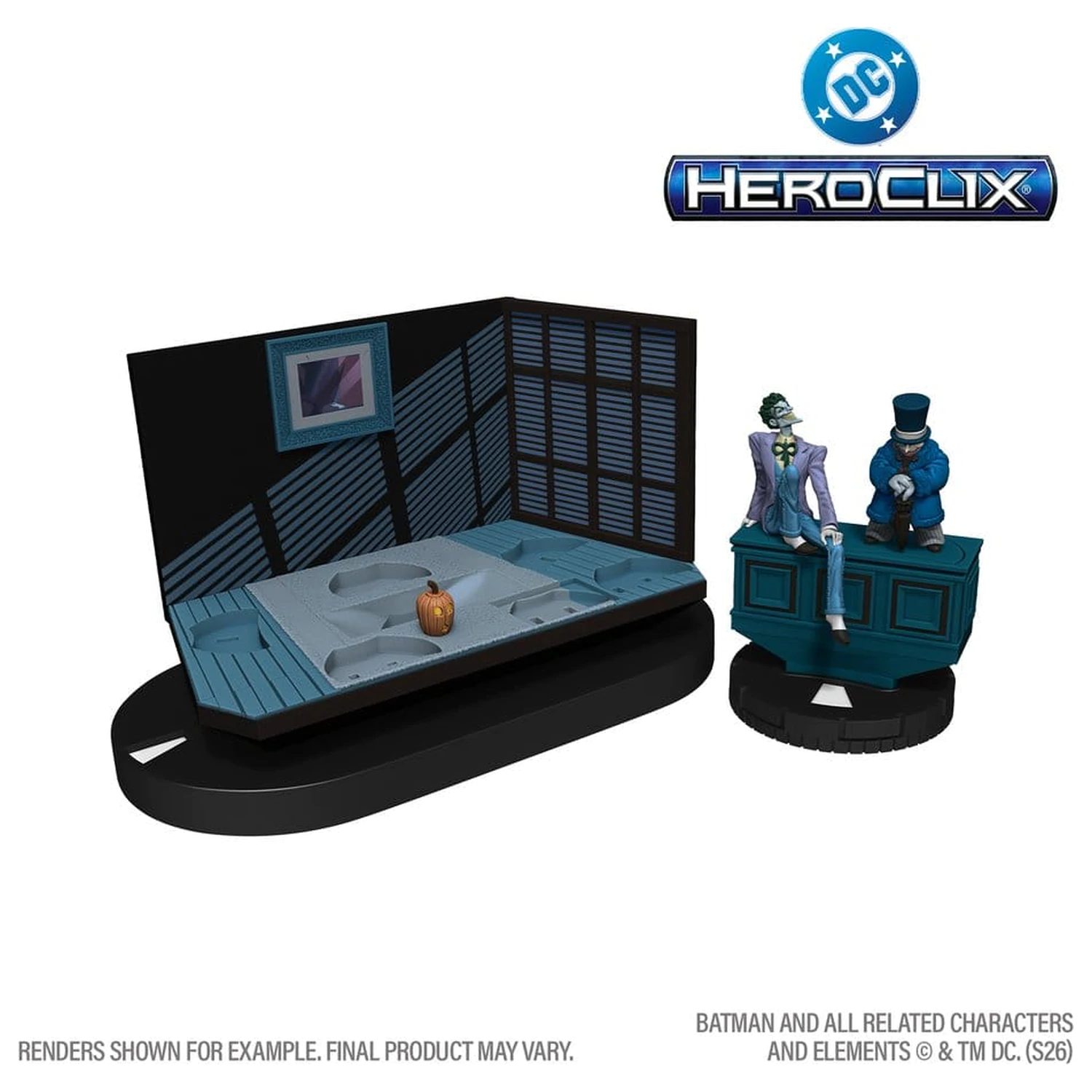 DC HeroClix SwitchClix Minifigure s podstavkom The Long Halloween Team Base 23 cm fotografija izdelka