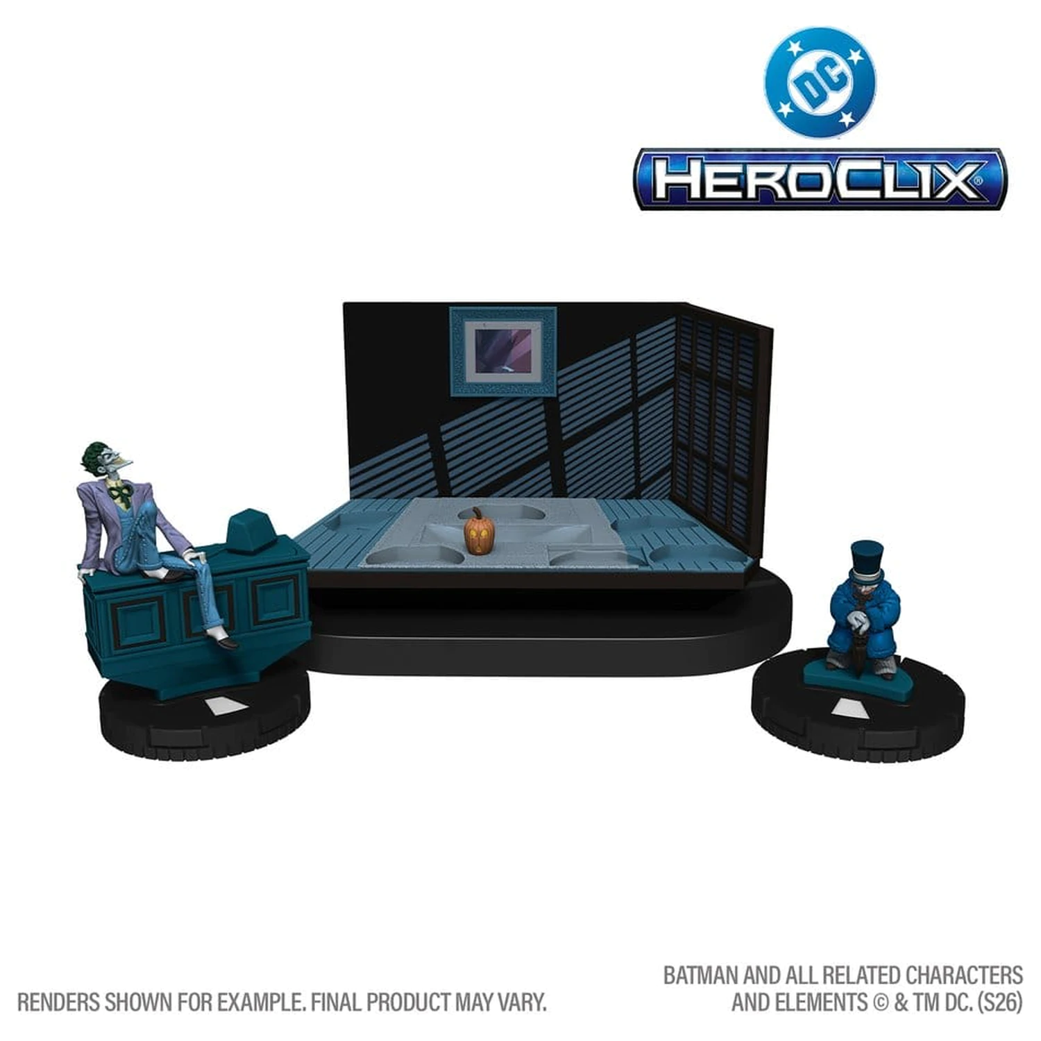 DC HeroClix SwitchClix Minifigure s podstavkom The Long Halloween Team Base 23 cm fotografija izdelka