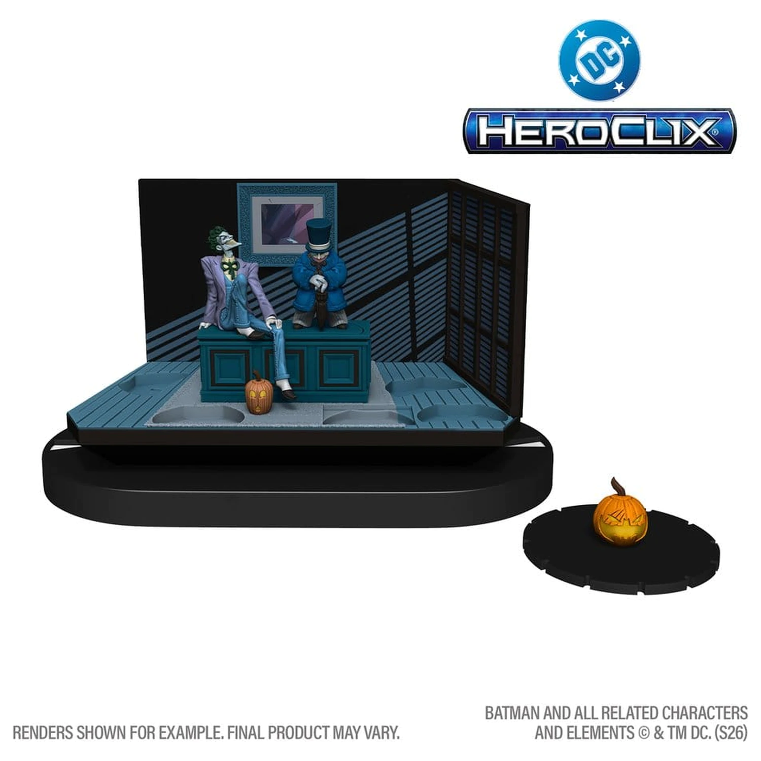 DC HeroClix SwitchClix Minifigure s podstavkom The Long Halloween Team Base 23 cm fotografija izdelka