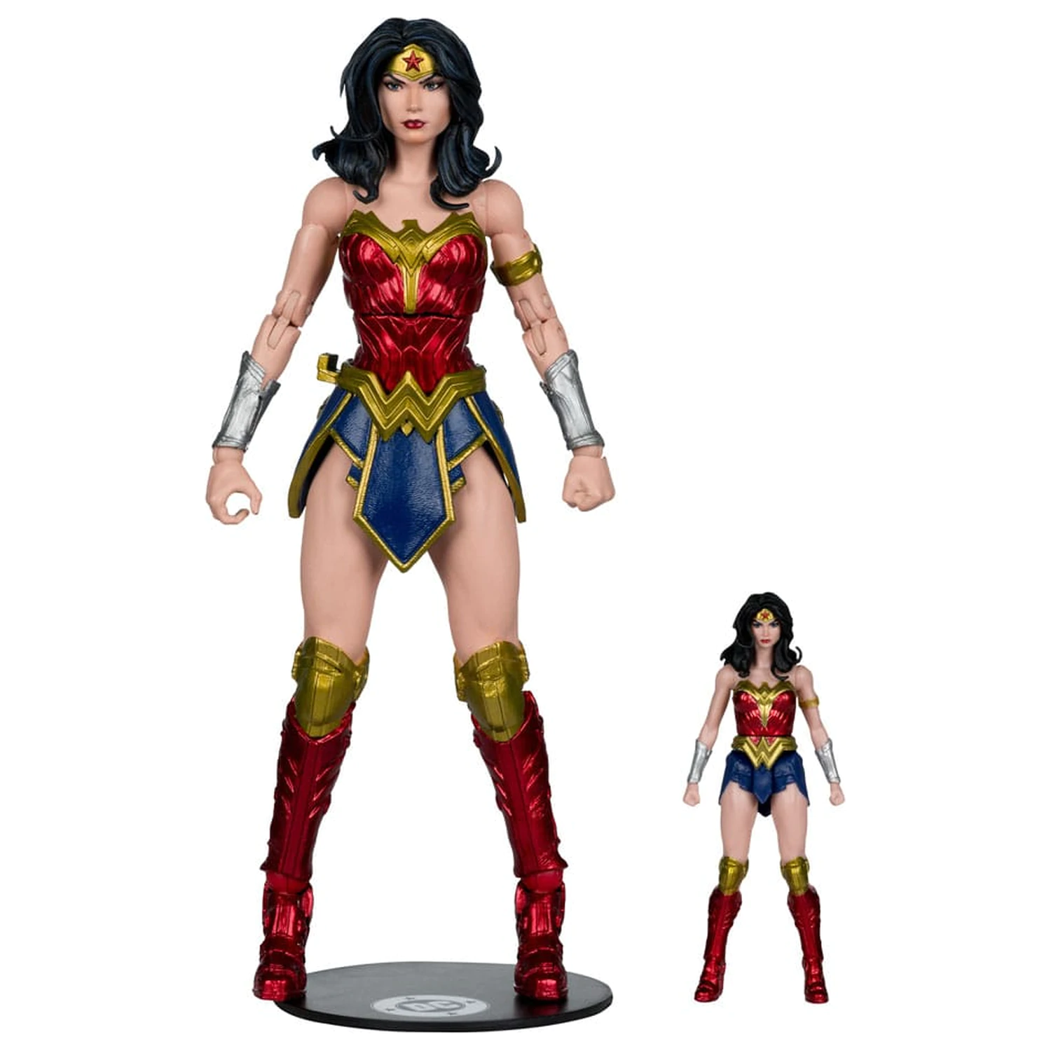 DC Justice League Monsterverse DC Multiverse akcijske figure 2-paket Wonder Woman proti Atomic Blast Godzilla 18 cm fotografija izdelka