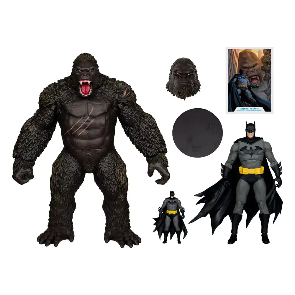 DC Justice League Monsterverse DC Multiverse akcijske figure 2-Pack Batman & Kong 29 cm fotografija izdelka