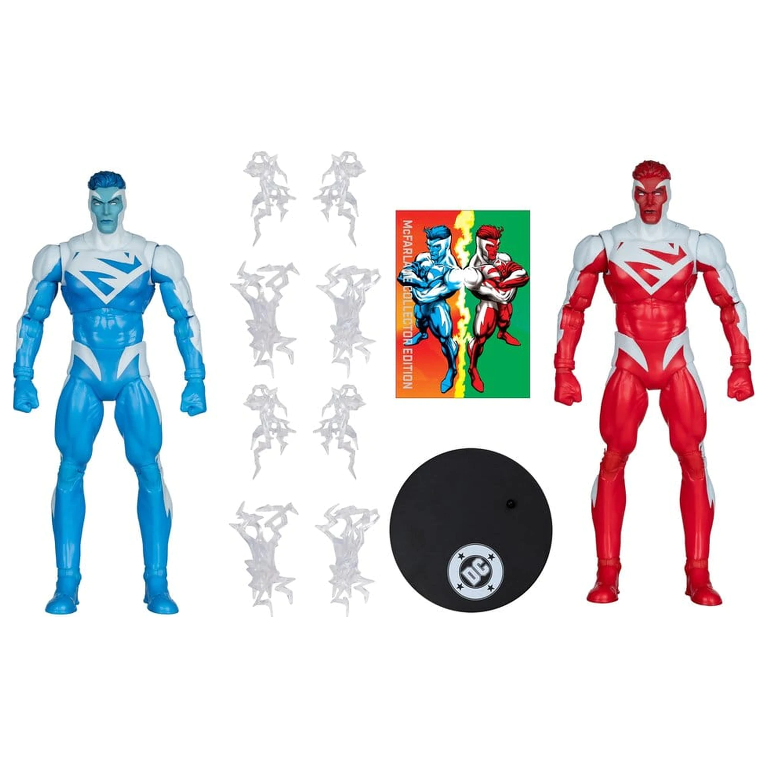 DC Multiverse Akcijske figure 2-pakiranje Superman Blue proti Superman Red (Gold Label) 18 cm fotografija izdelka