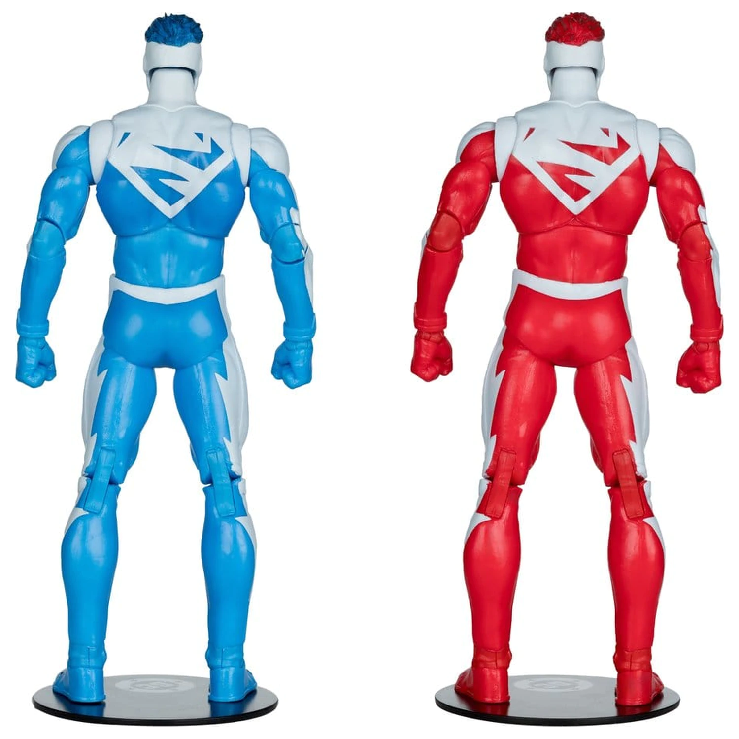 DC Multiverse Akcijske figure 2-pakiranje Superman Blue proti Superman Red (Gold Label) 18 cm fotografija izdelka
