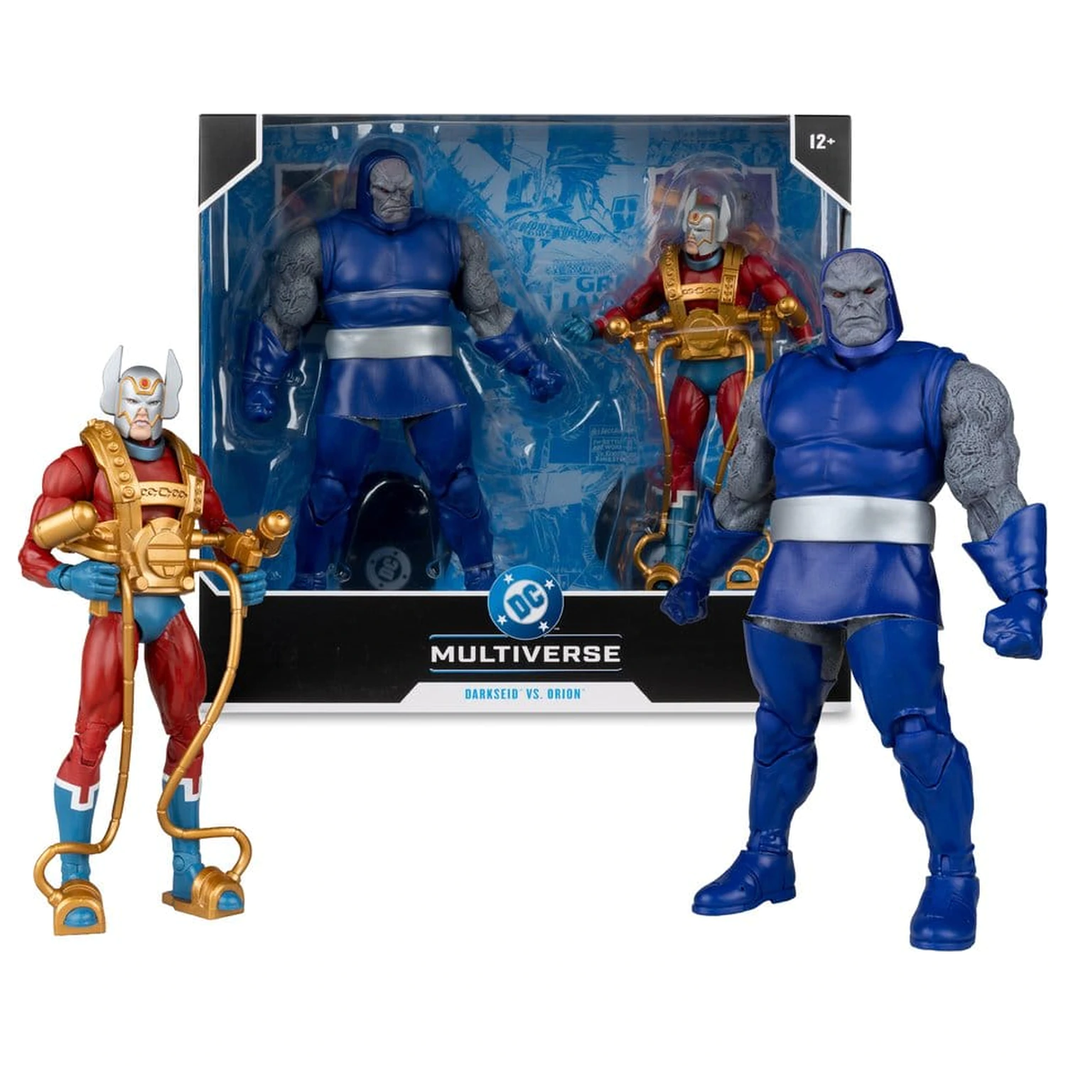 DC Multiverse akcijske figure komplet 2 kosov Darkseid proti Orion (New Gods) 18 cm fotografija izdelka