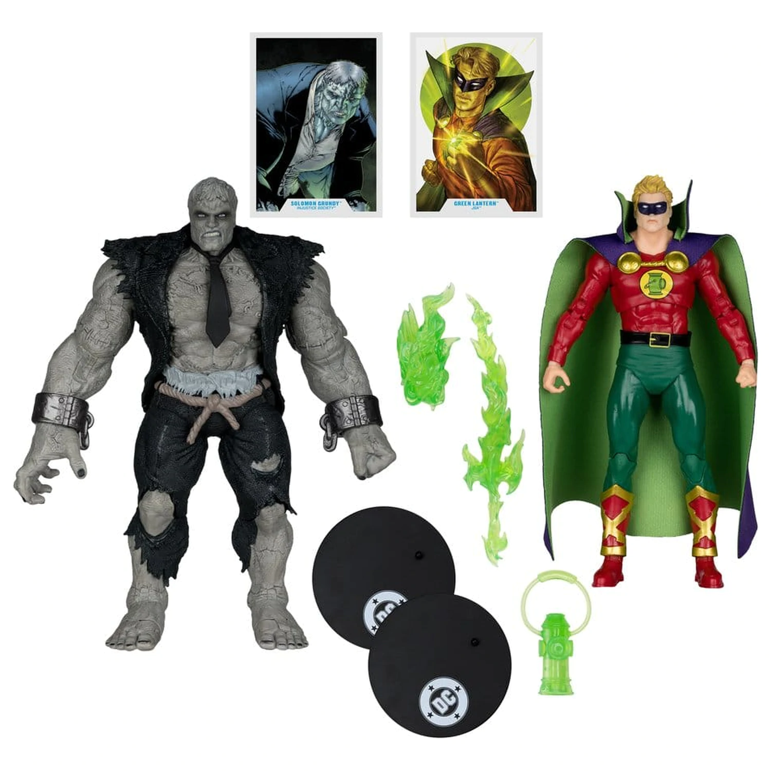 DC Multiverse Akcijske figure 2-pak Solomon Grundy vs Green Lantern fotografija izdelka