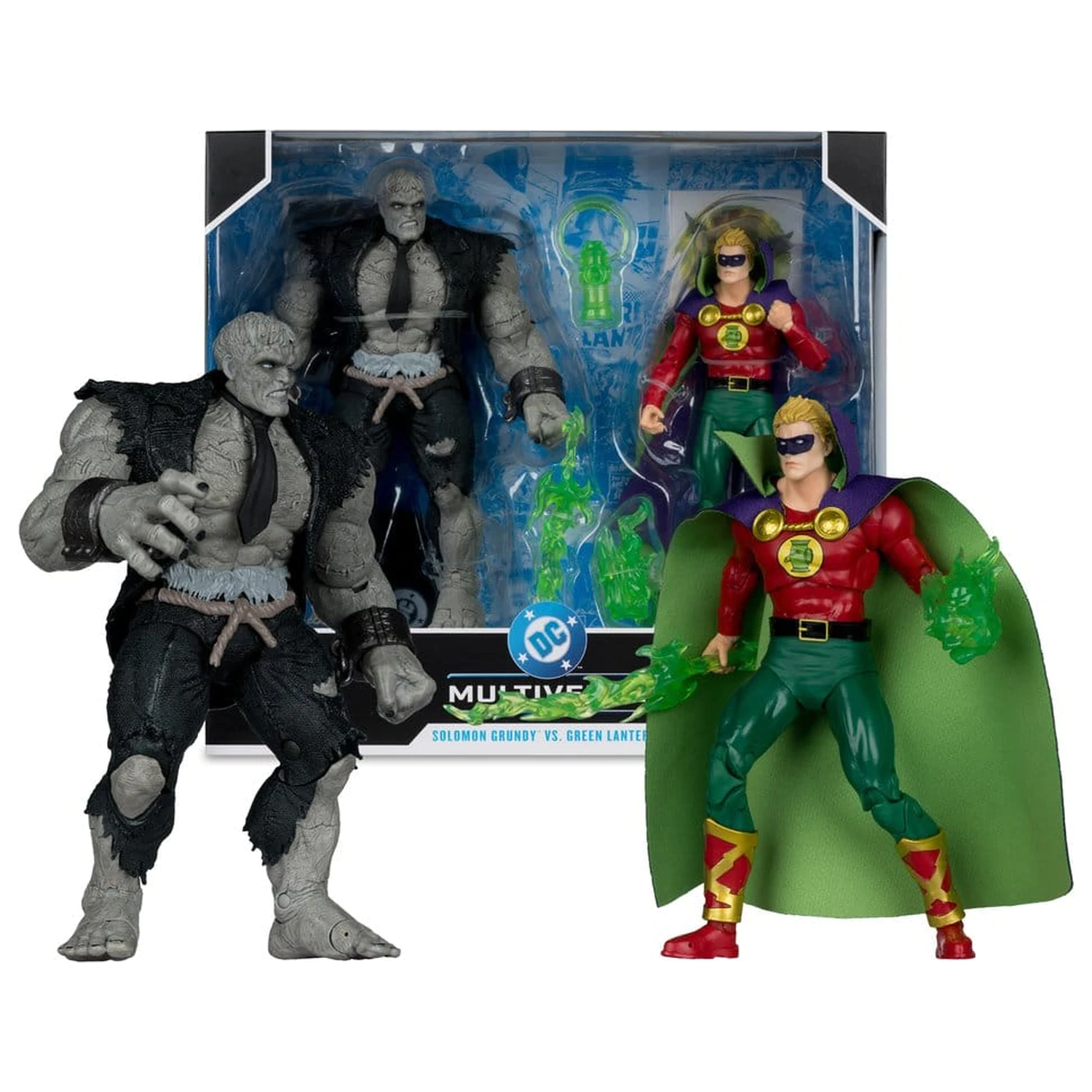 DC Multiverse Akcijske figure 2-pak Solomon Grundy vs Green Lantern fotografija izdelka