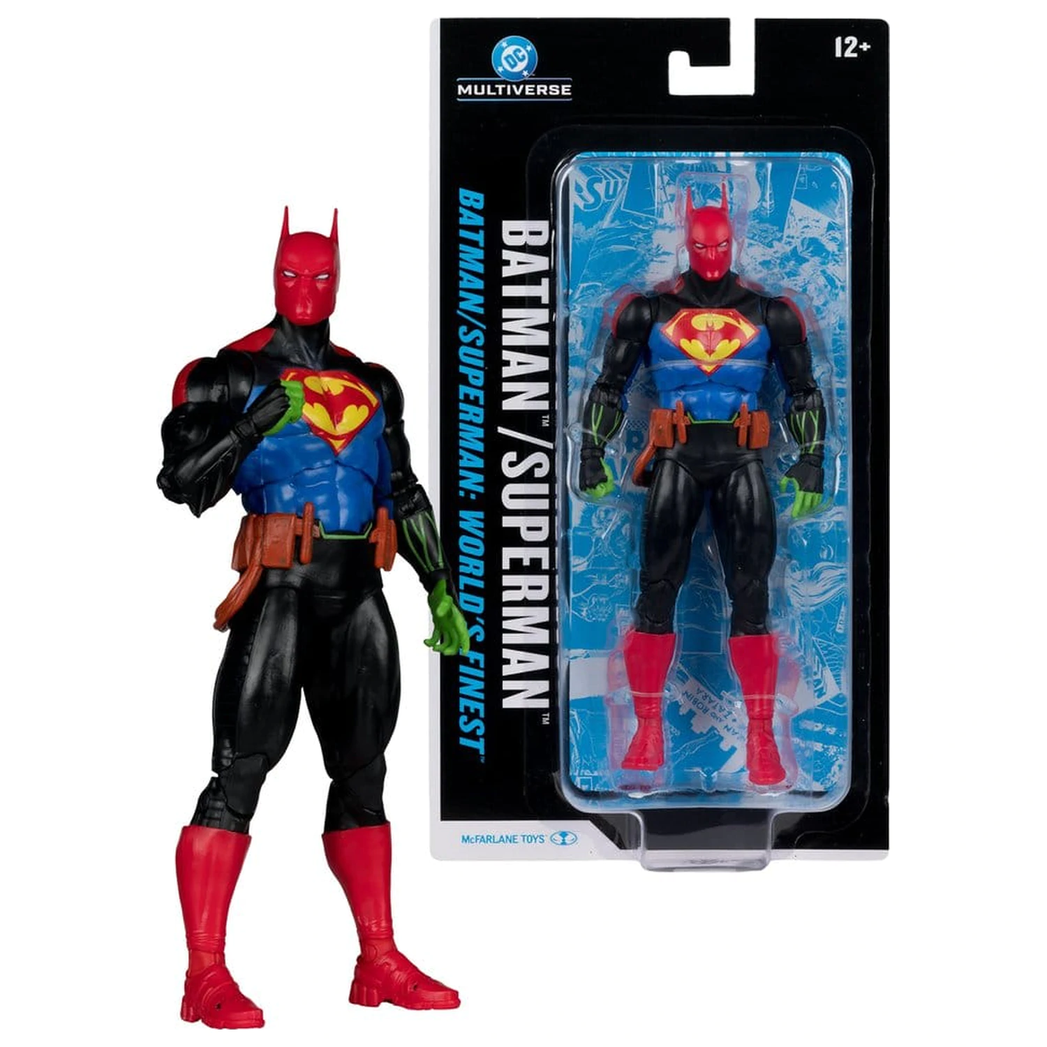 DC Multiverse akcijska figura Batman (Superman World's Finest) 18 cm fotografija izdelka