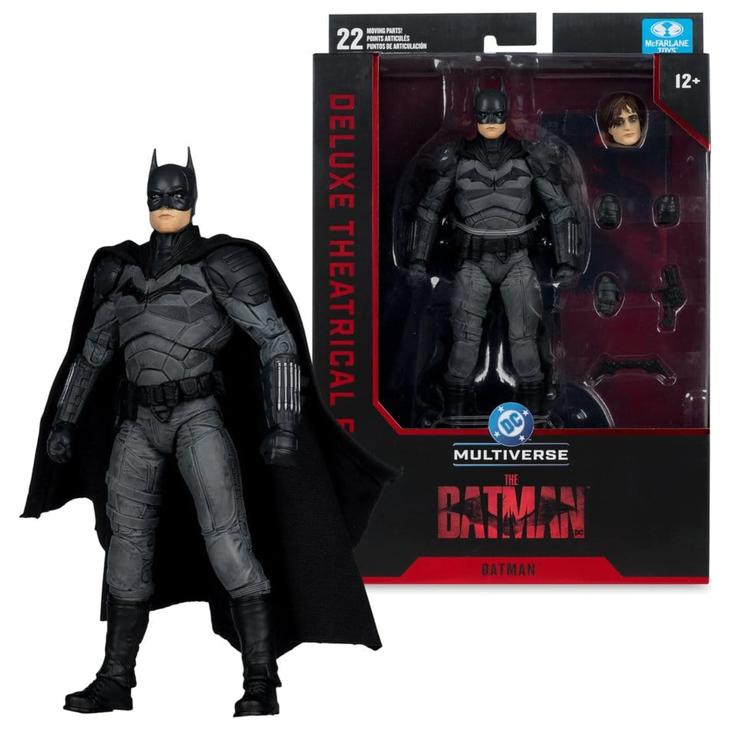 DC Multiverse akcijska figura Batman (The Batman) Deluxe Theatrical Edition 18 cm fotografija izdelka