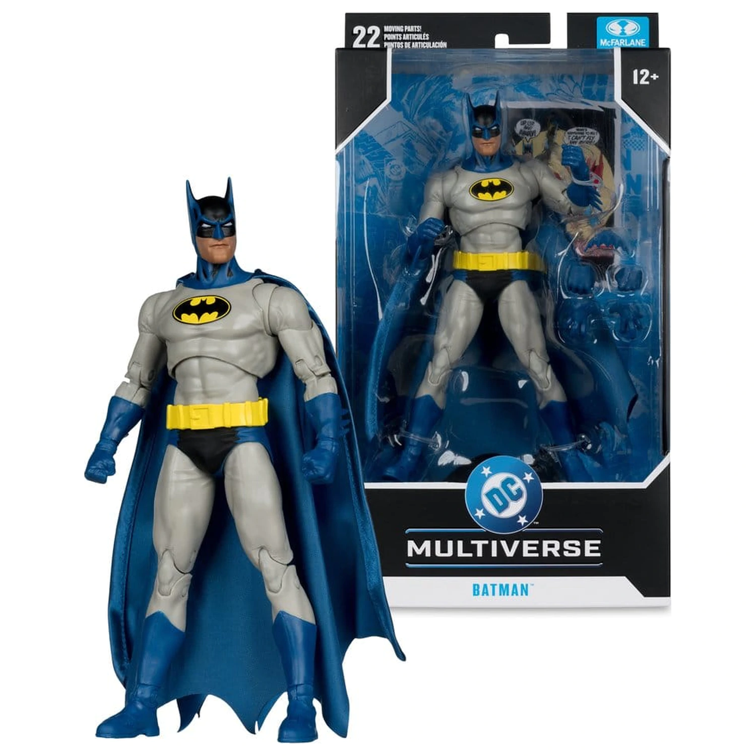 DC Multiverse akcijska figura Batman (World's Finest) 19 cm fotografija izdelka