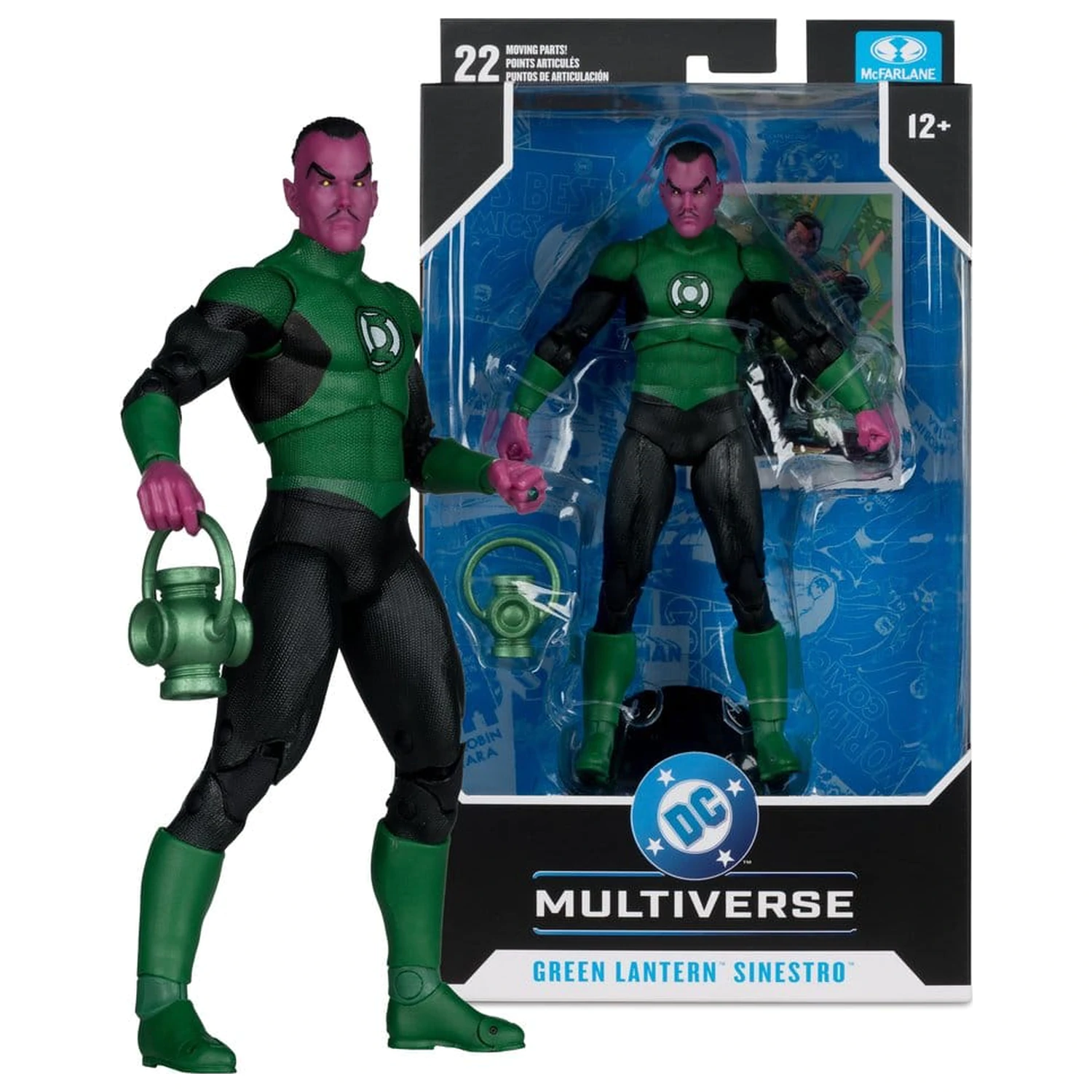 DC Multiverse akcijska figura Green Lantern Sinestro (Green Lantern Corps 1) 18 cm fotografija izdelka