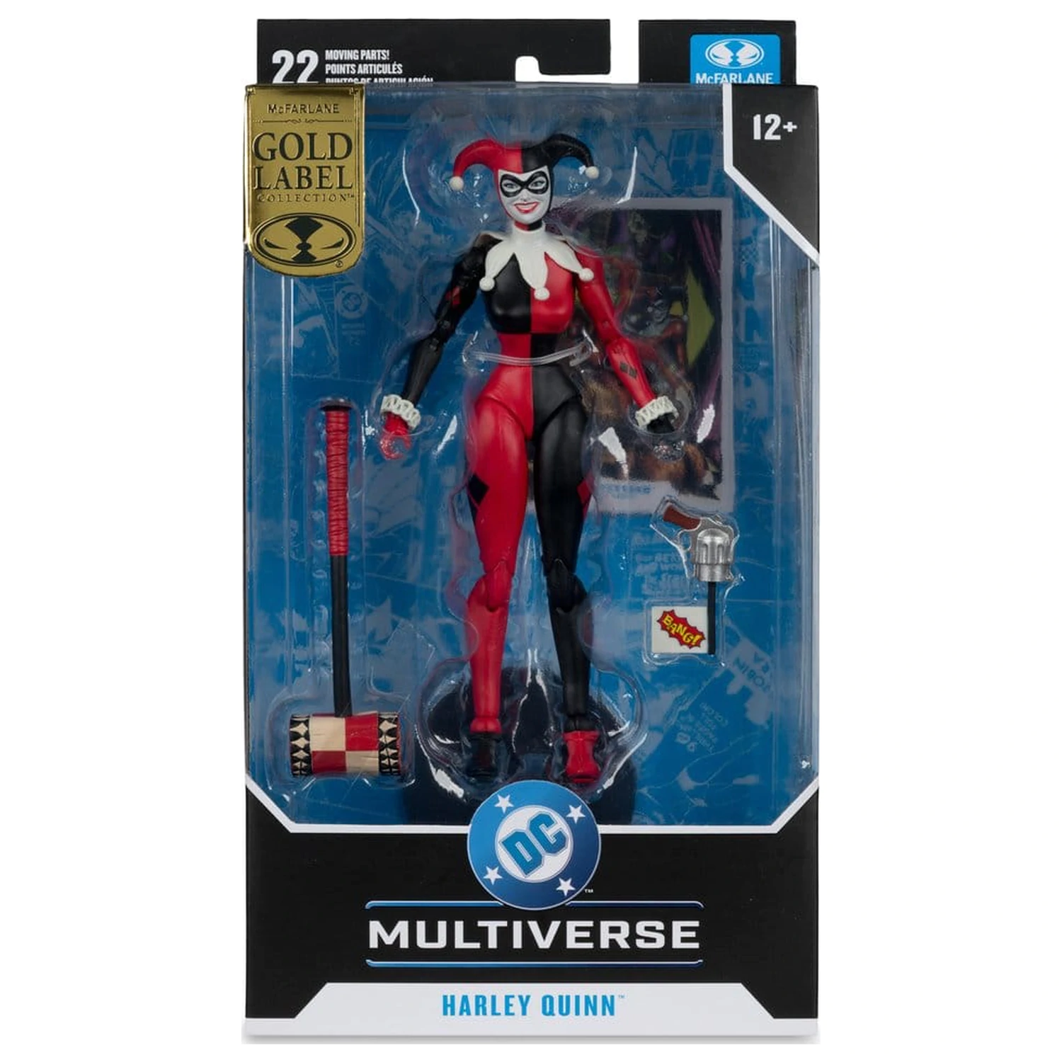 DC Multiverse akcijska figura Harley Quinn (DC Classic) (Gold Label) 18 cm fotografija izdelka