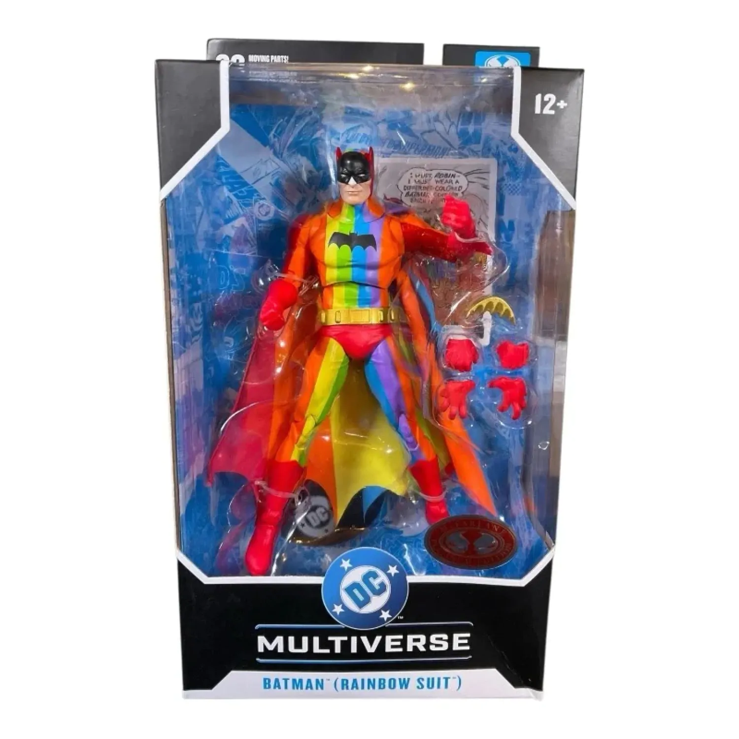 DC Multiverse Akcijska figura Rainbow Batman (CHASE) 18 cm fotografija izdelka