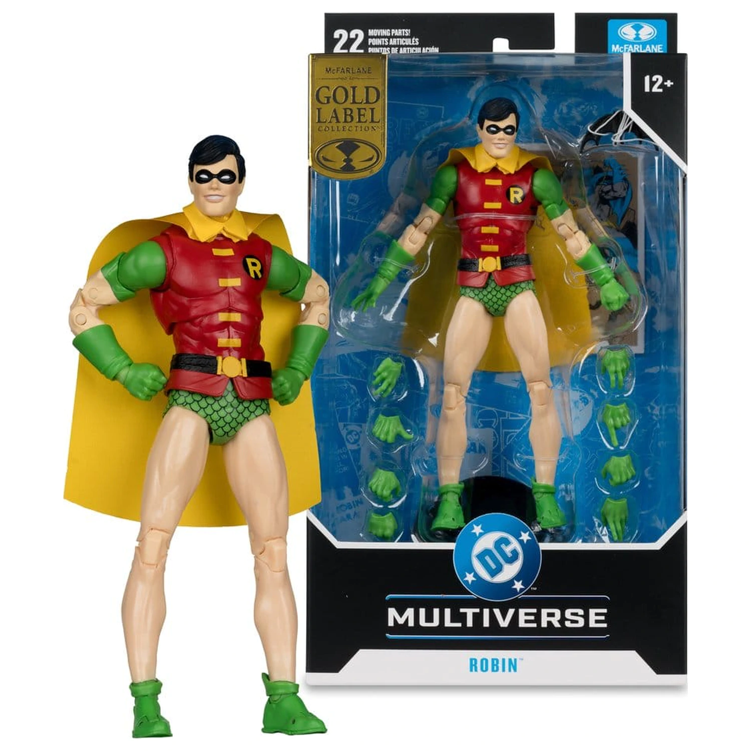 DC Multiverse akcijska figura Robin (Silver Age) (Gold Label) 17 cm fotografija izdelka