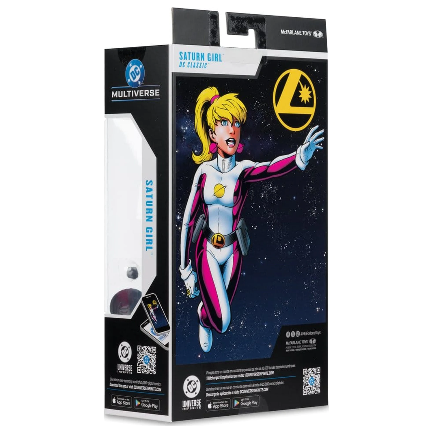 DC Multiverse Akcijska figura Saturn Girl (DC Classic) (Red Platinum Edition) 18 cm fotografija izdelka