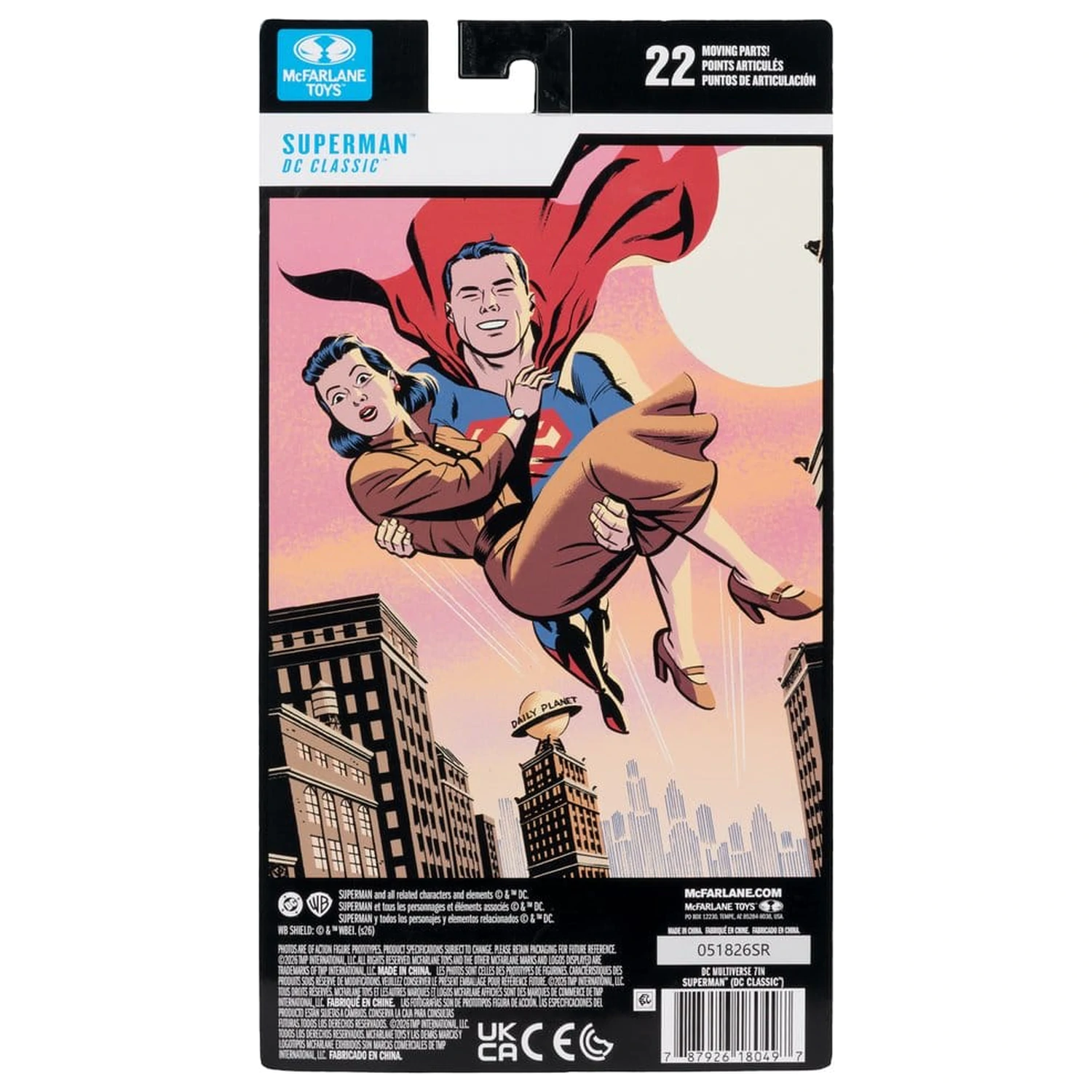 DC Multiverse akcijska figura Superman (DC Classic) 19 cm fotografija izdelka