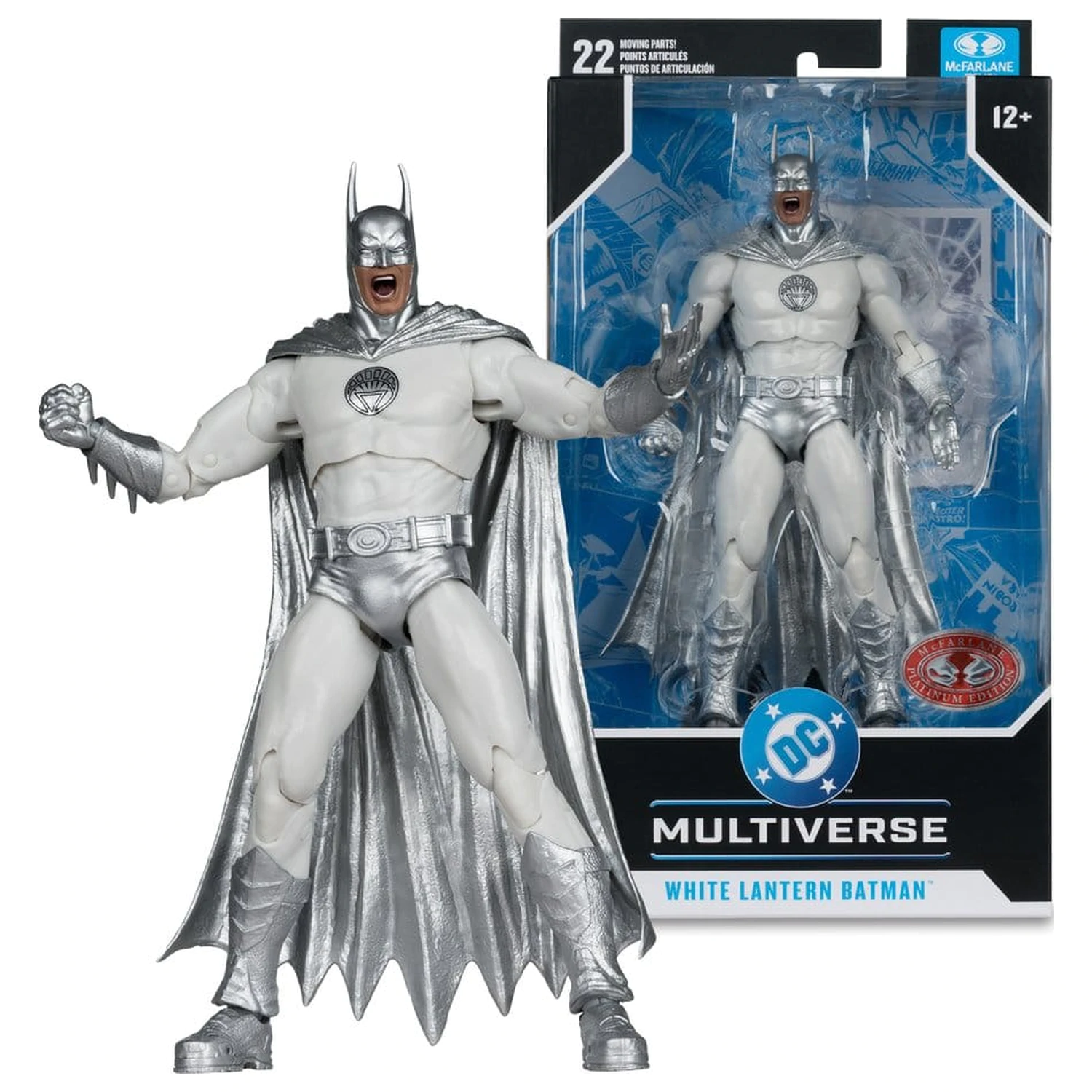 DC Multiverse Akcijska figura White Lantern Batman (Brightest Day) (Red Platinum Edition) 18 cm fotografija izdelka
