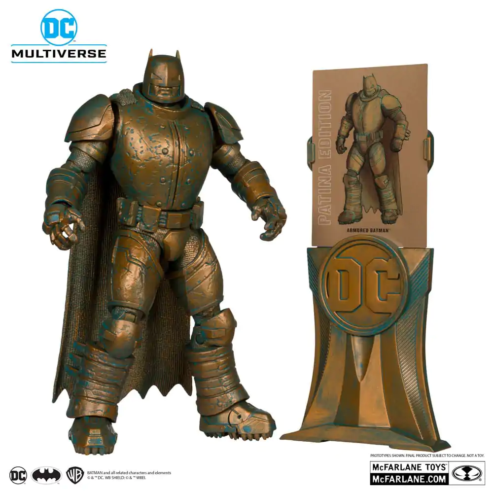 DC Multiverse Akcijska Figura Oklepni Batman (Batman: The Dark Knight Returns) Patina Edition (Gold Label) 18 cm fotografija izdelka