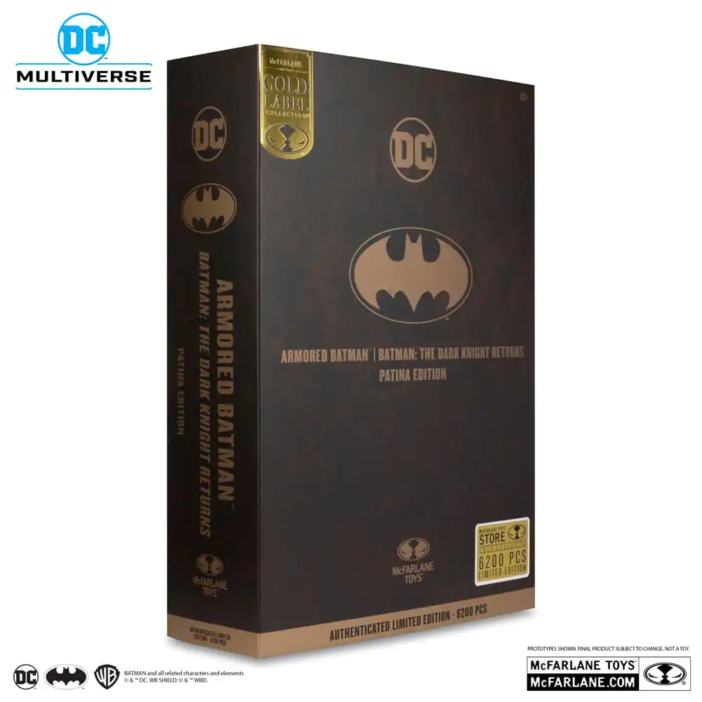 DC Multiverse Akcijska Figura Oklepni Batman (Batman: The Dark Knight Returns) Patina Edition (Gold Label) 18 cm fotografija izdelka