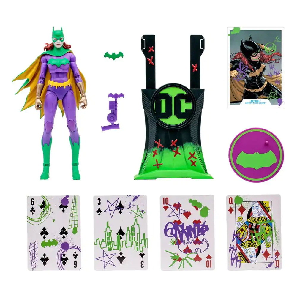 DC Multiverse akcijska figura Batgirl Jokerized (Three Jokers) (Gold Label) 18 cm fotografija izdelka